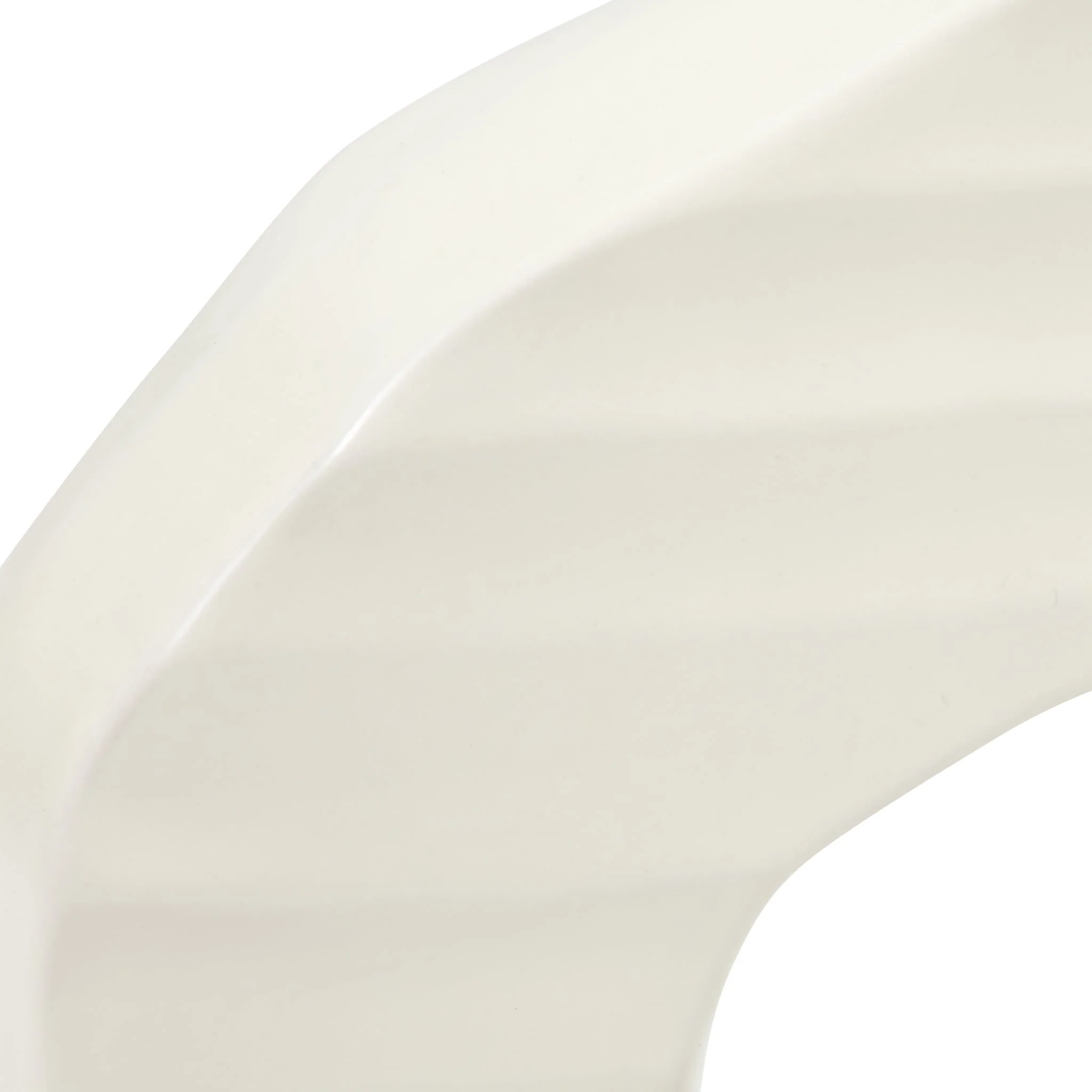 12" Ribbed Open-cut Out Vase, Ivory - Image 5