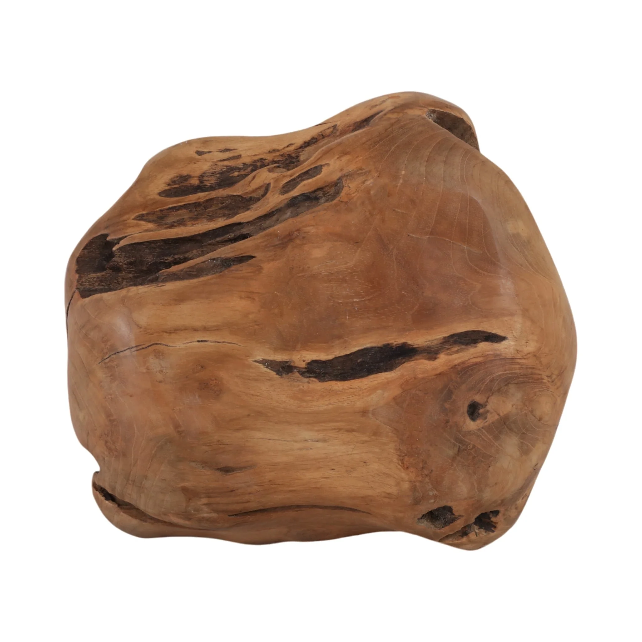 12" Teakwood Bowl W/capiz, Natural - Image 7