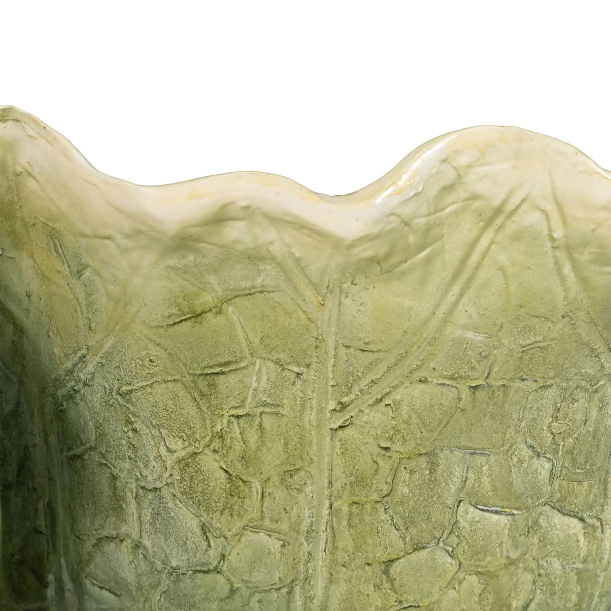 12" Three Sitting Frogs Planter, Green - Image 6