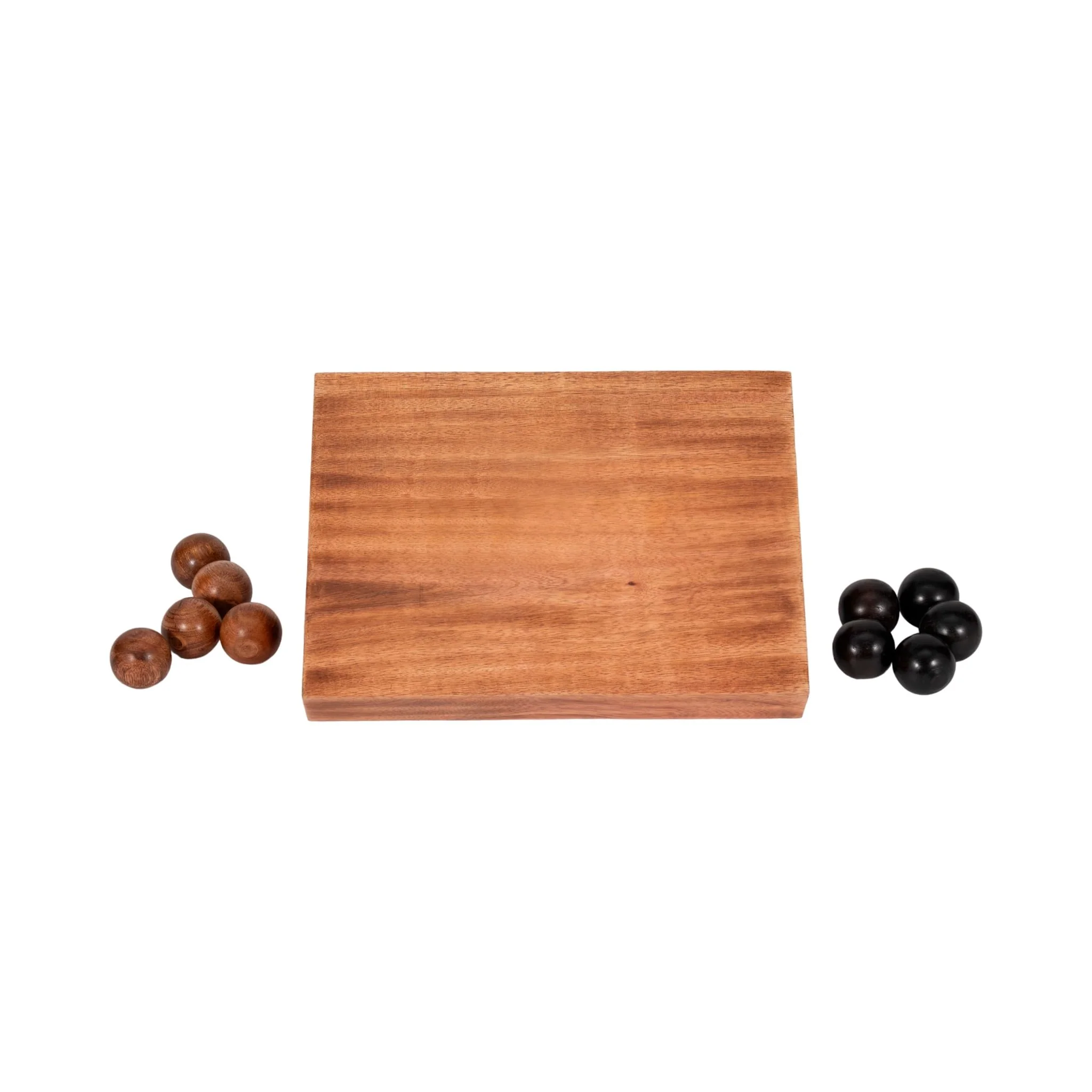 12" Tic Tac Toe With Orbs, Brown - Image 7