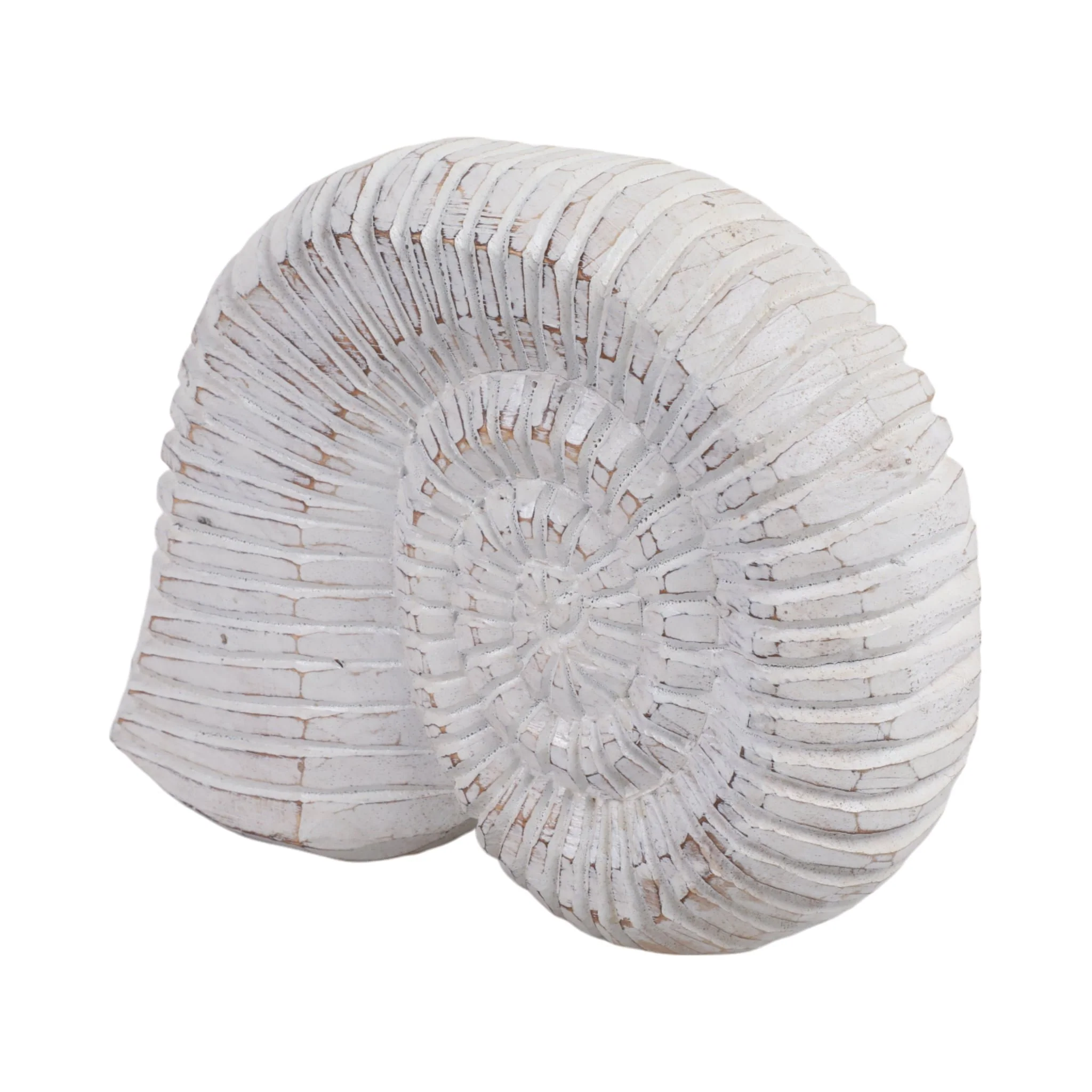 12" Wooden Snail Decor, Wht - Image 2