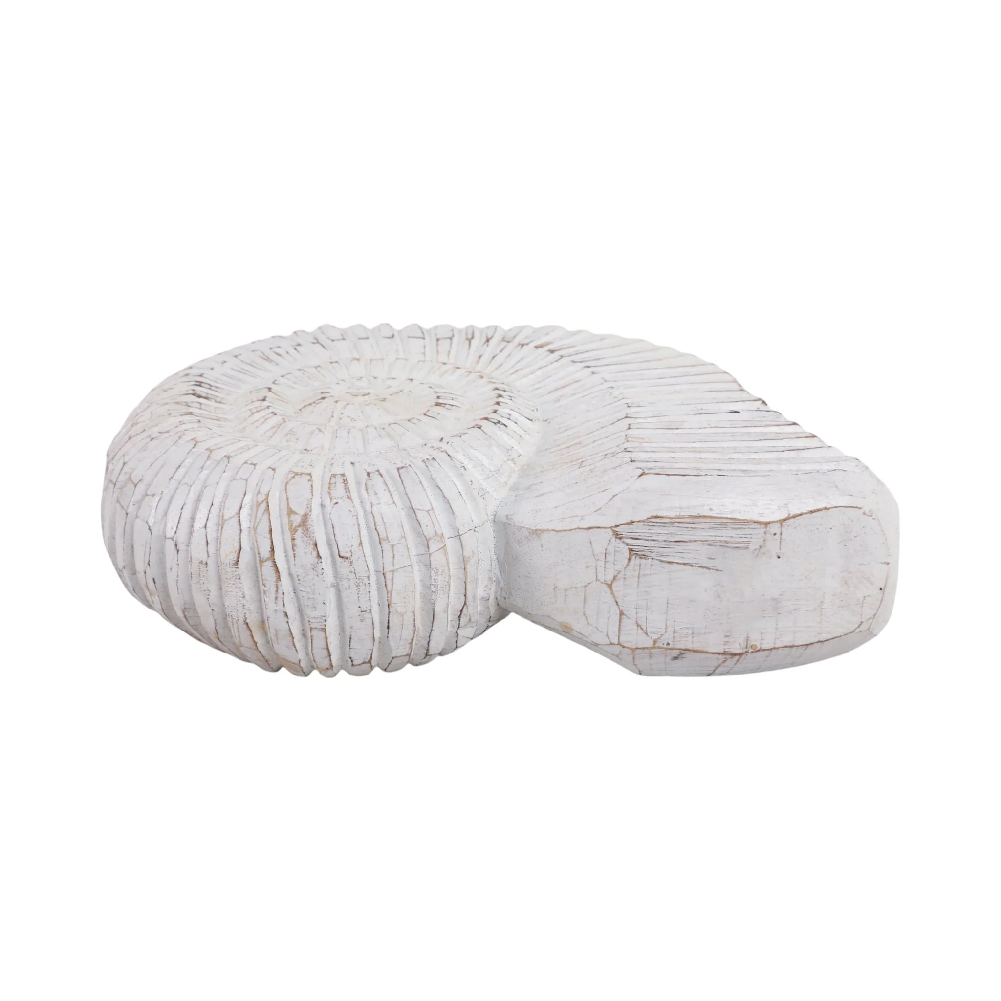 12" Wooden Snail Decor, Wht - Image 7