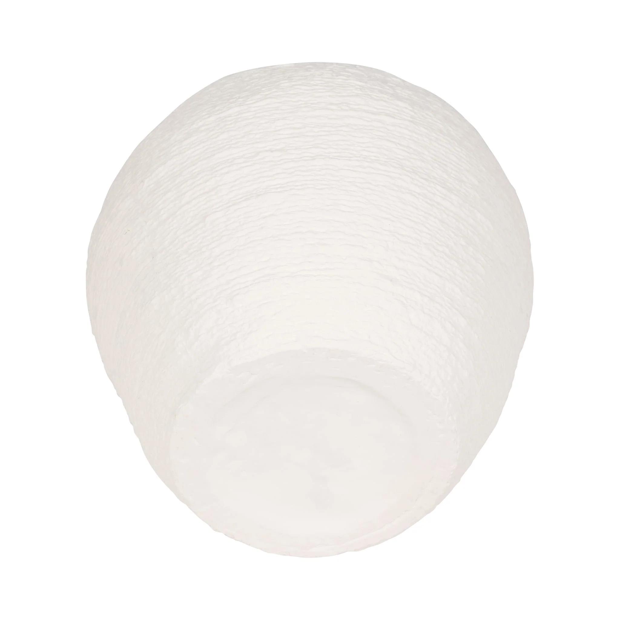 12" Woven Textured Vase, White - Image 6
