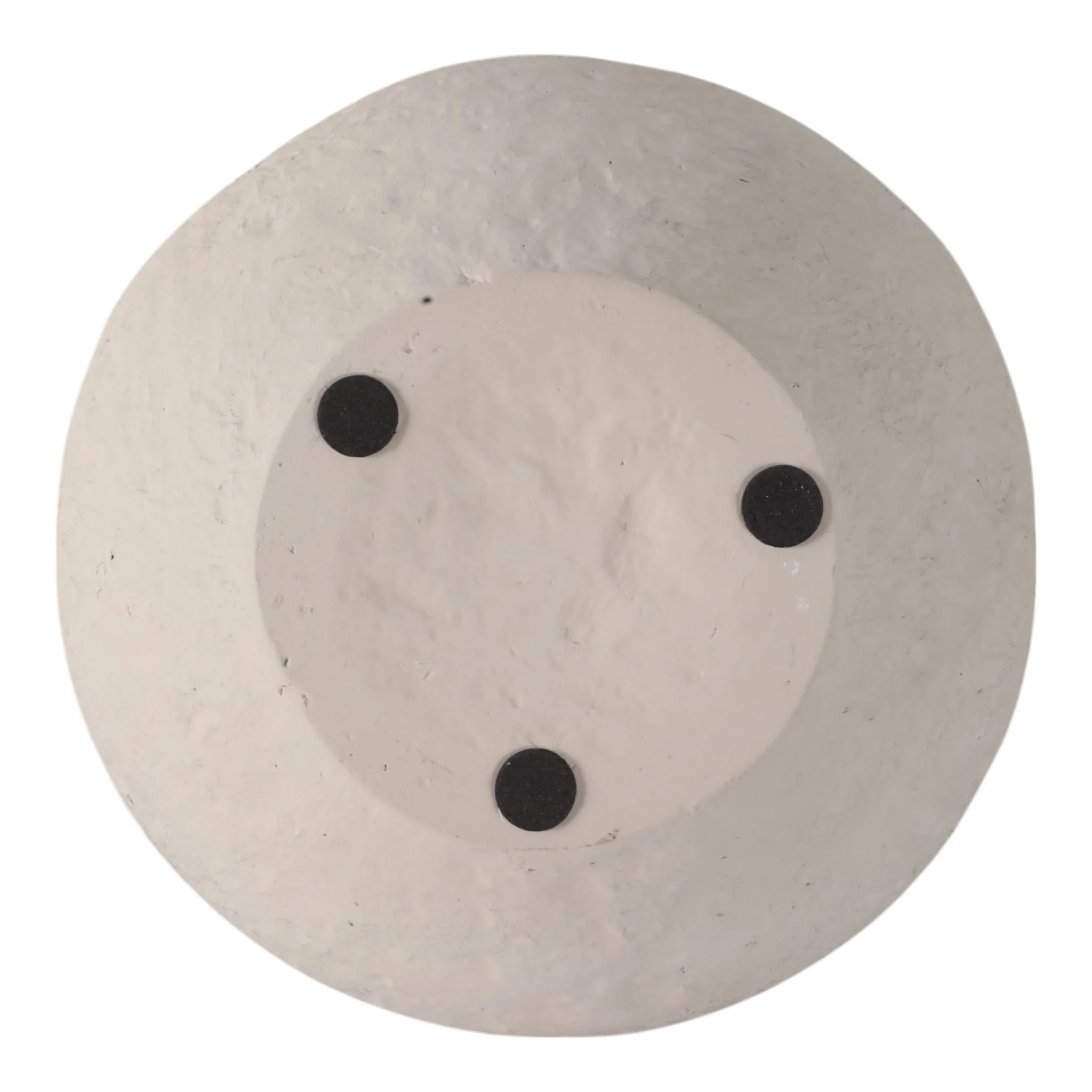 12x10" Ecomix Vase With Metal Handles, Ivory/ Blk - Image 7