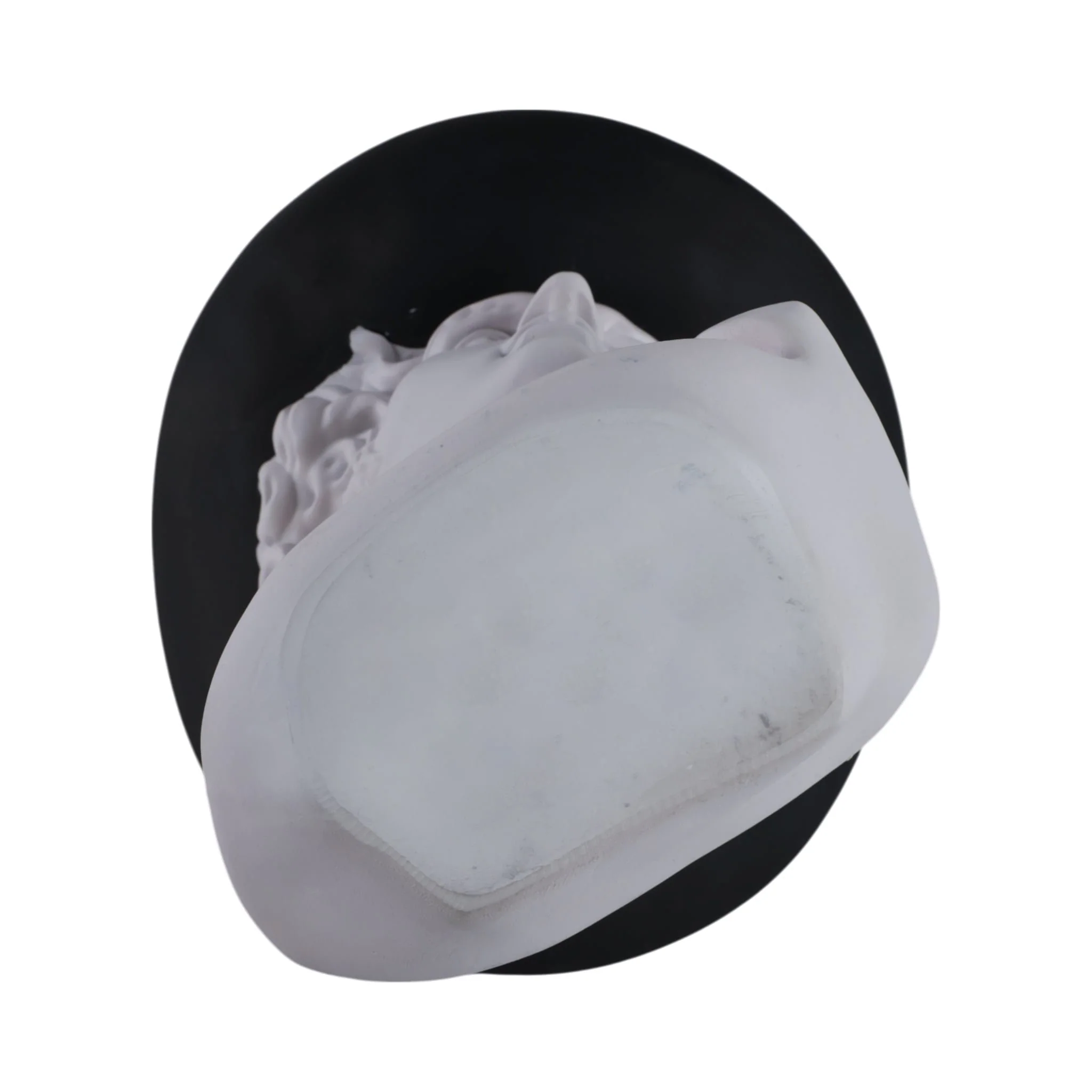 12x10" Greek God With Cowboy Hat, White/black - Image 7