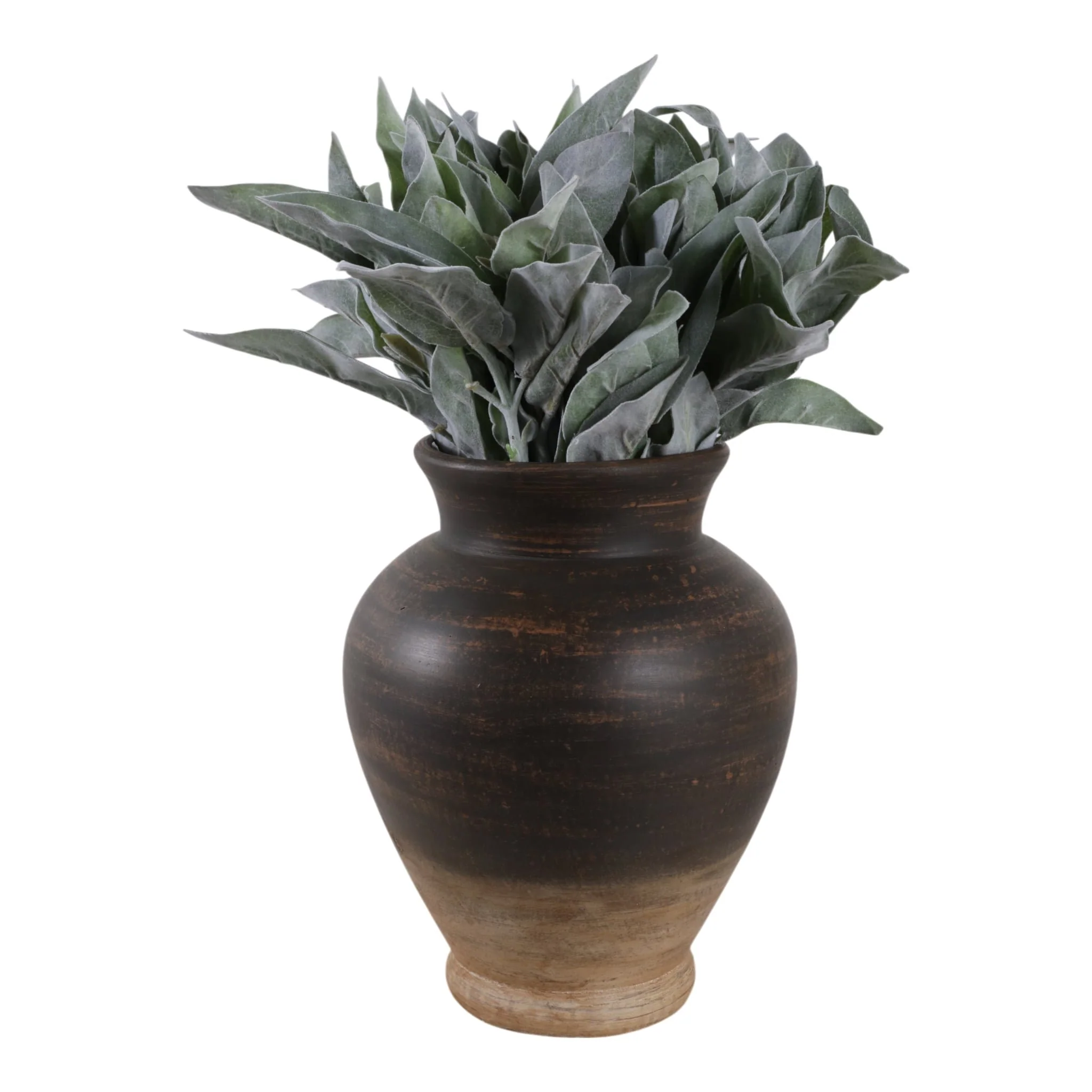 12x10" Traditional Terracotta Vase,chocolate Brown - Image 2