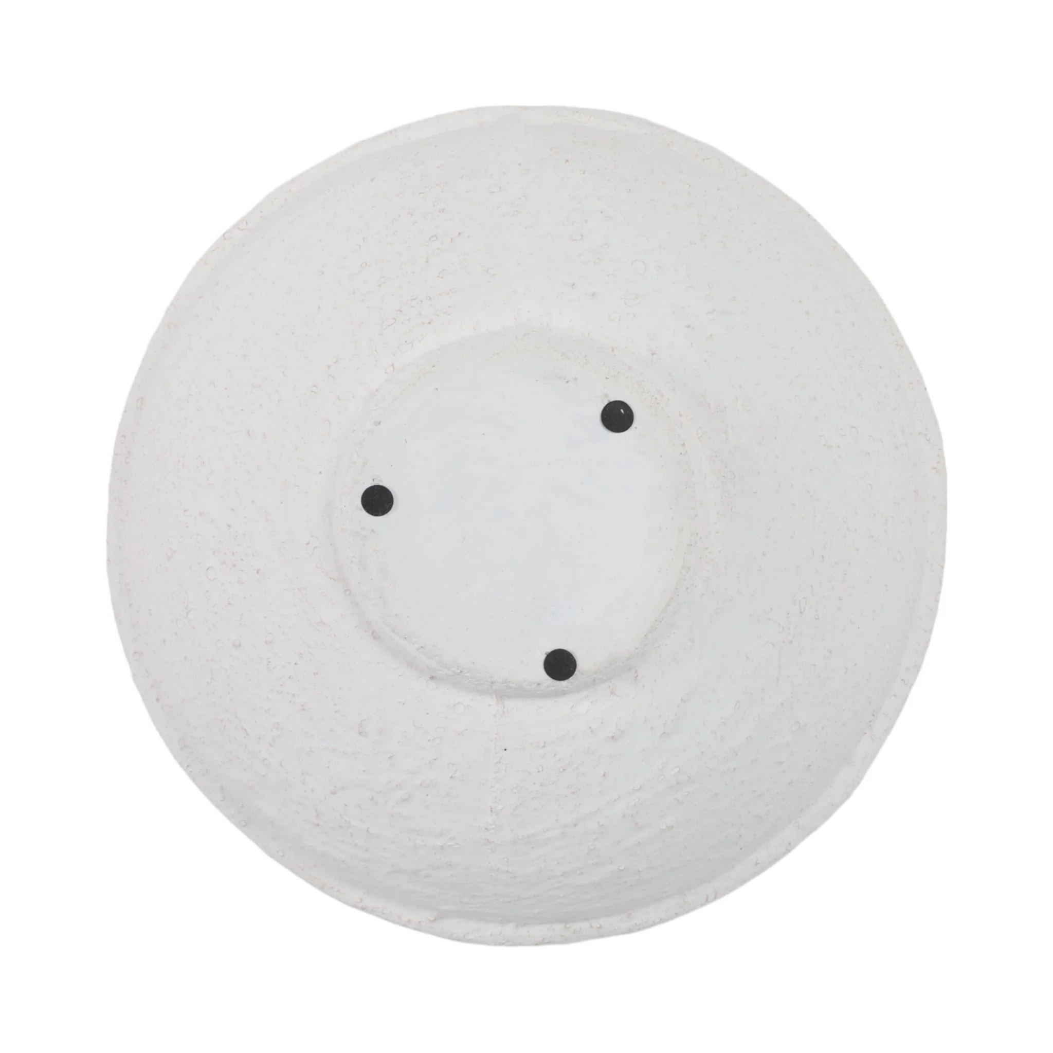 12x12" Textured Bowl, White - Image 7