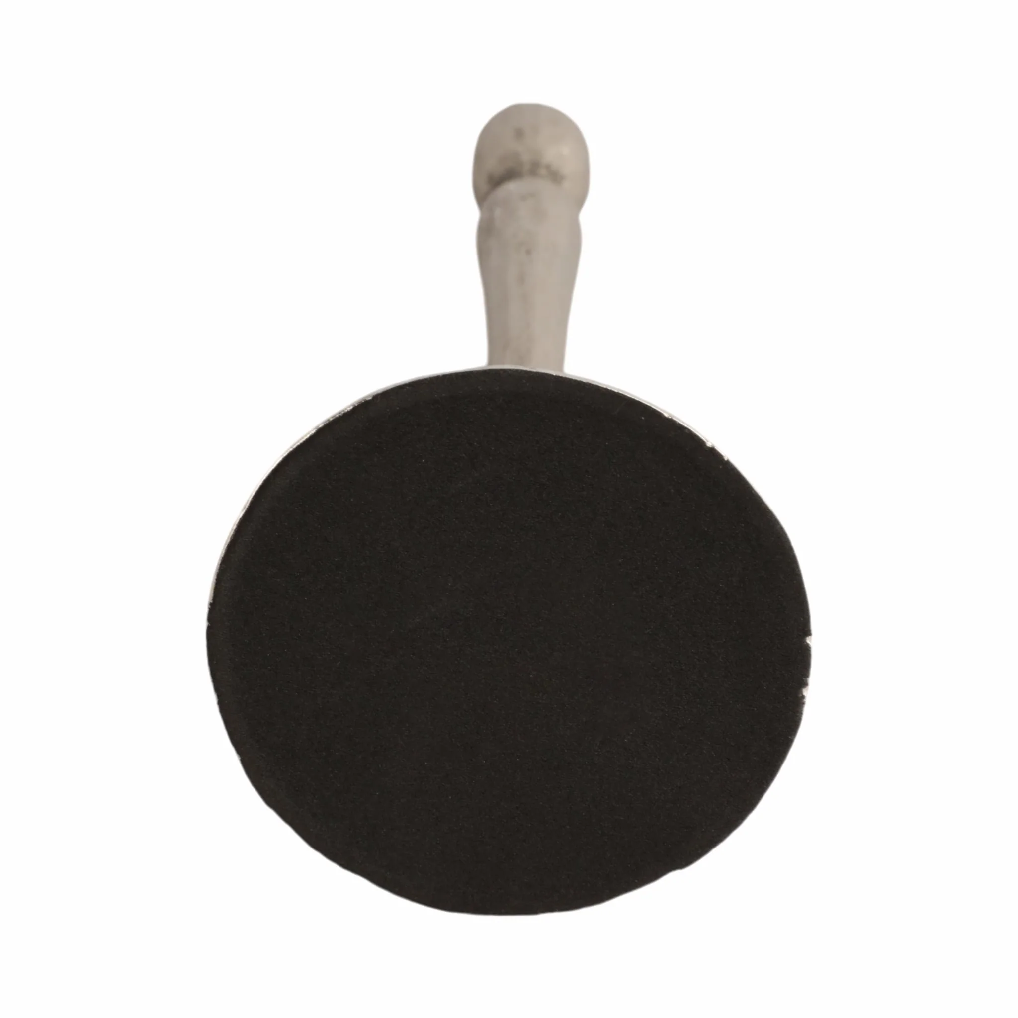 12x4" Traditional Cast Iron Taper Holder, Silver - Image 6