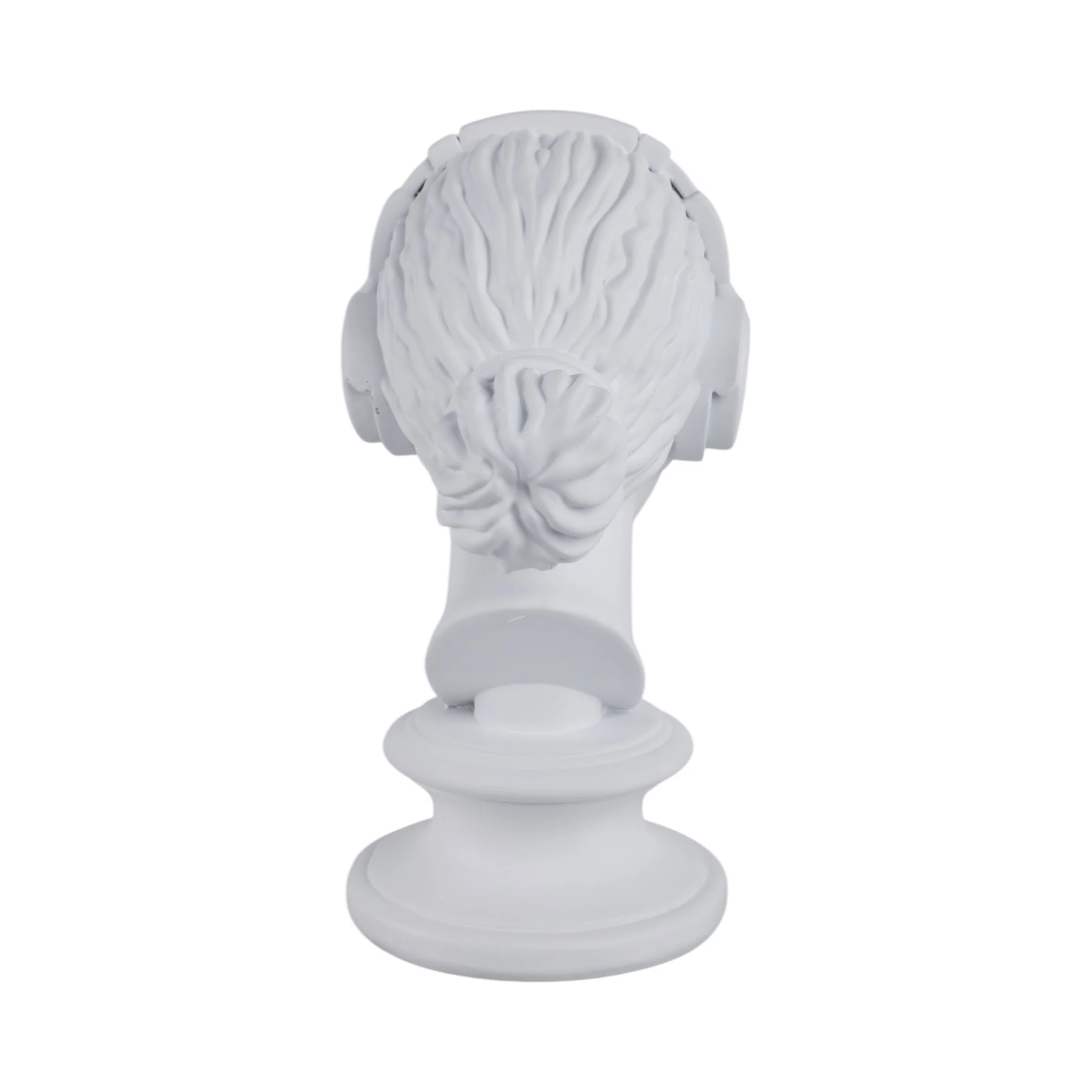 12x8" Modern Grecian With Headphones, White - Image 4