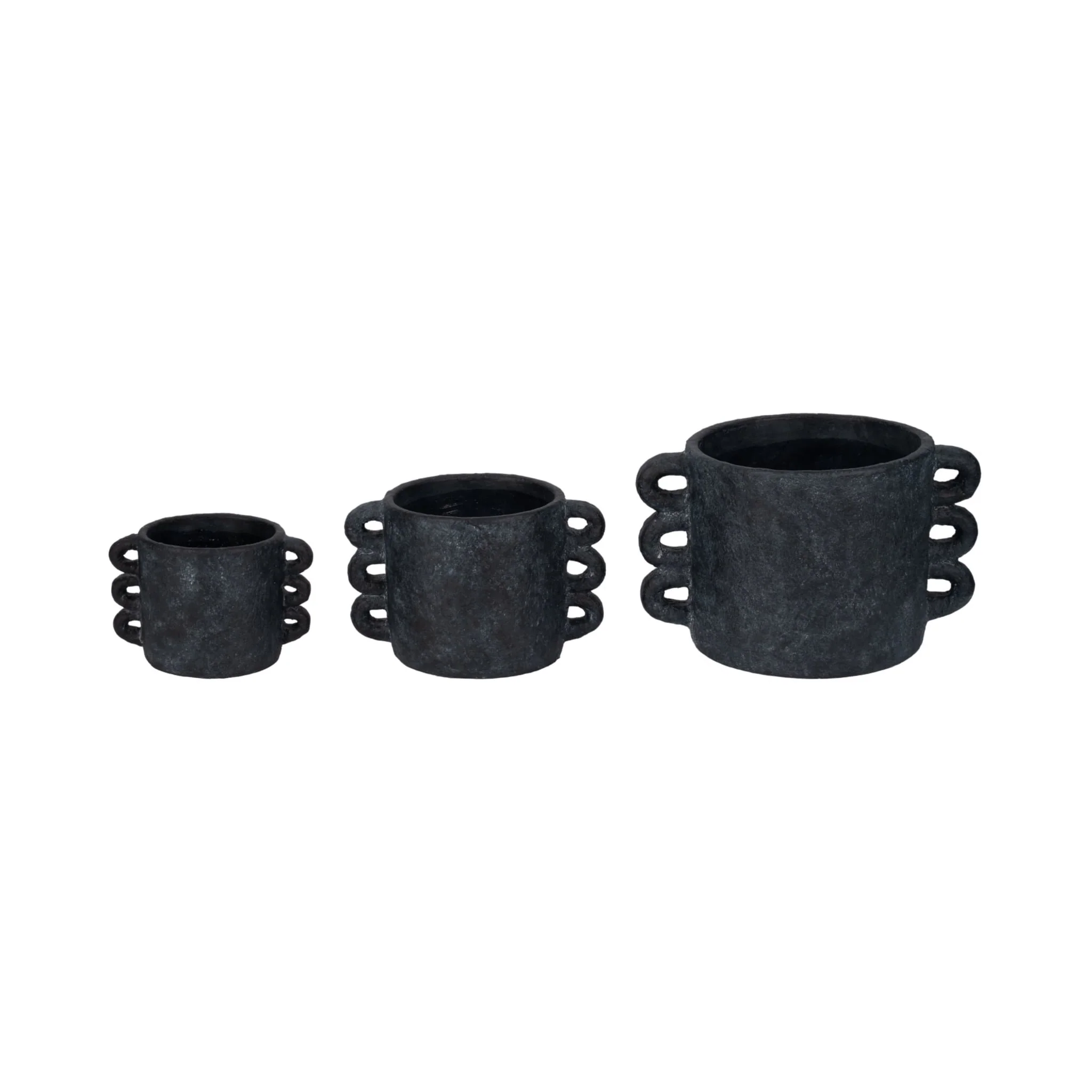 13" Arch Handle Planter, Black - Image 7
