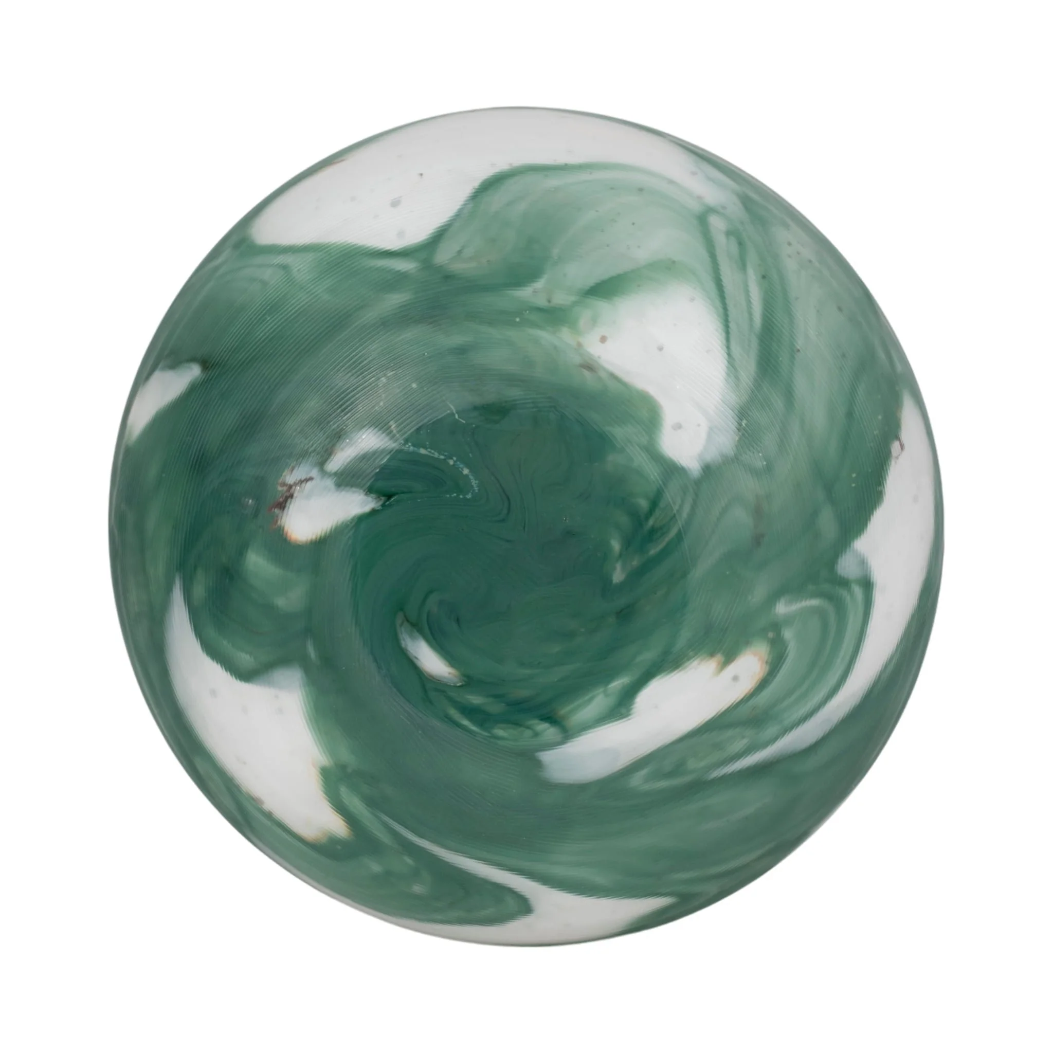 13" Ebb & Flow Vase, Green/clear - Image 6