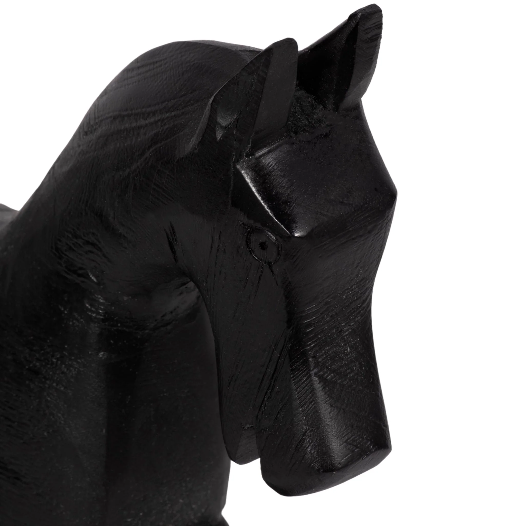 13" Galloping Horse On Base, Black - Image 5