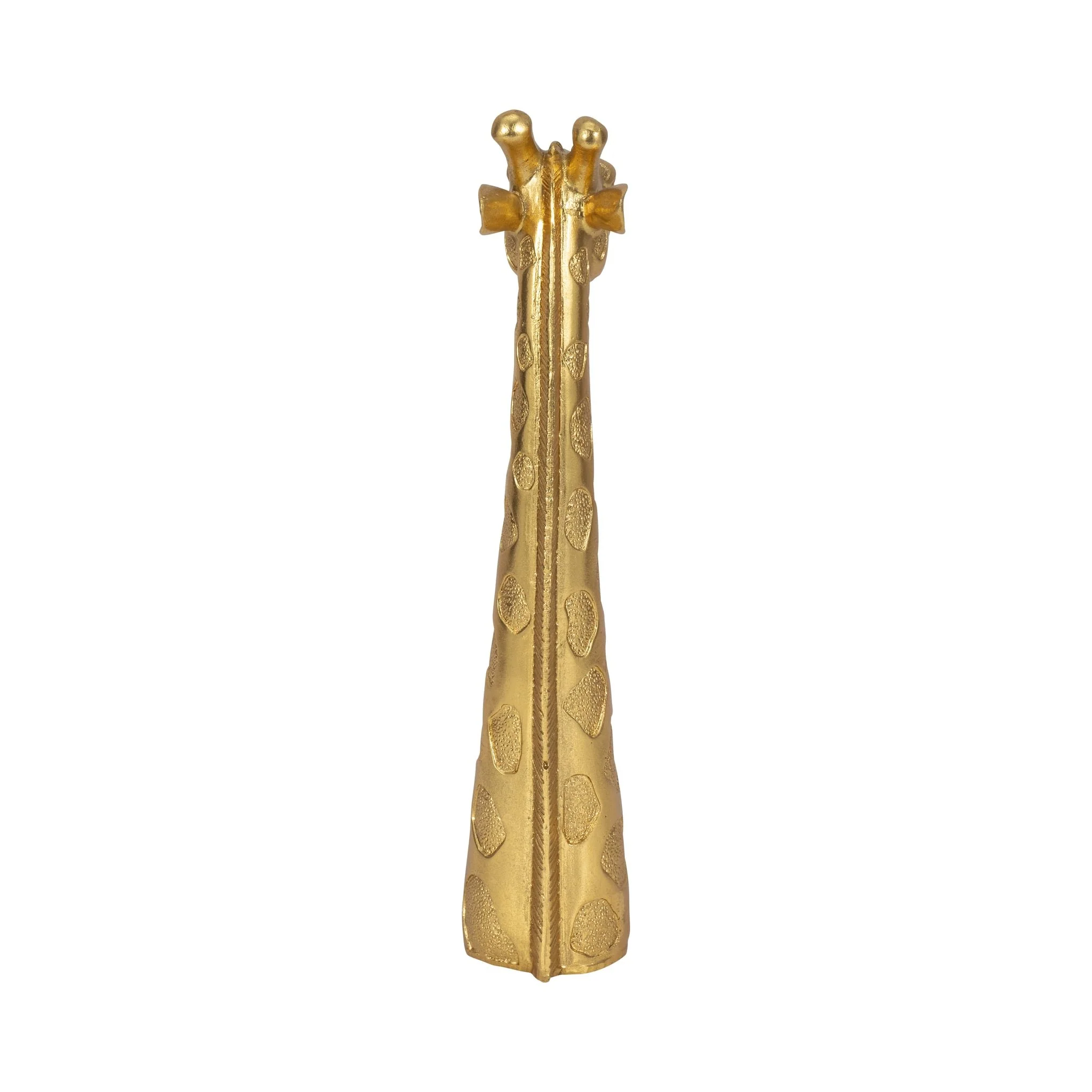 13" Giraffe Head Tabletop Decor, Gold - Image 4