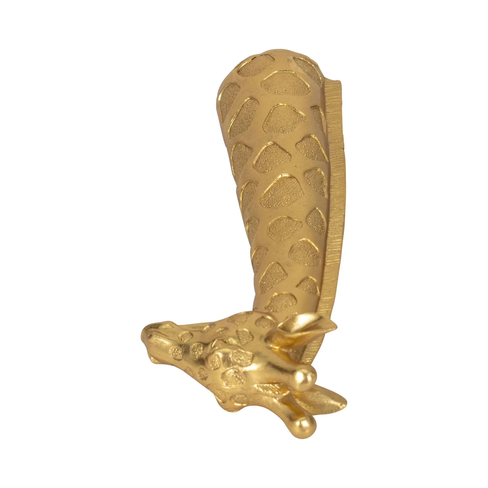 13" Giraffe Head Tabletop Decor, Gold - Image 6