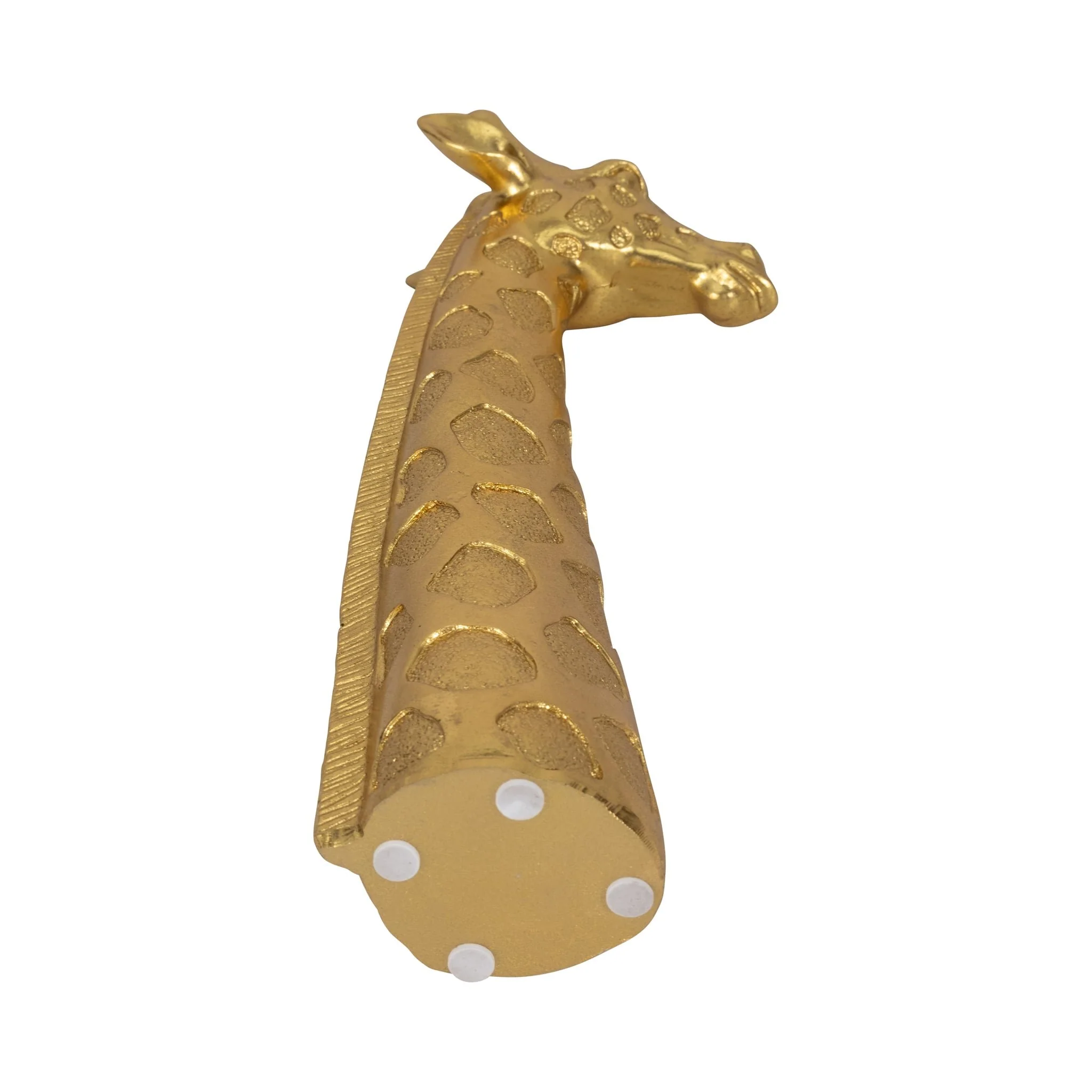 13" Giraffe Head Tabletop Decor, Gold - Image 7