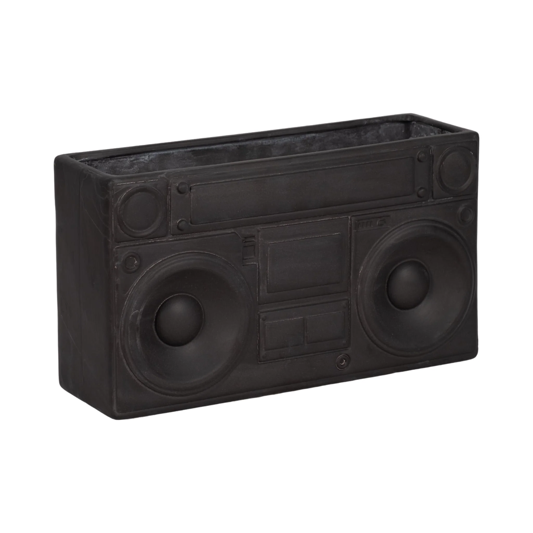 13" Stereo Planter, Grey - Image 2