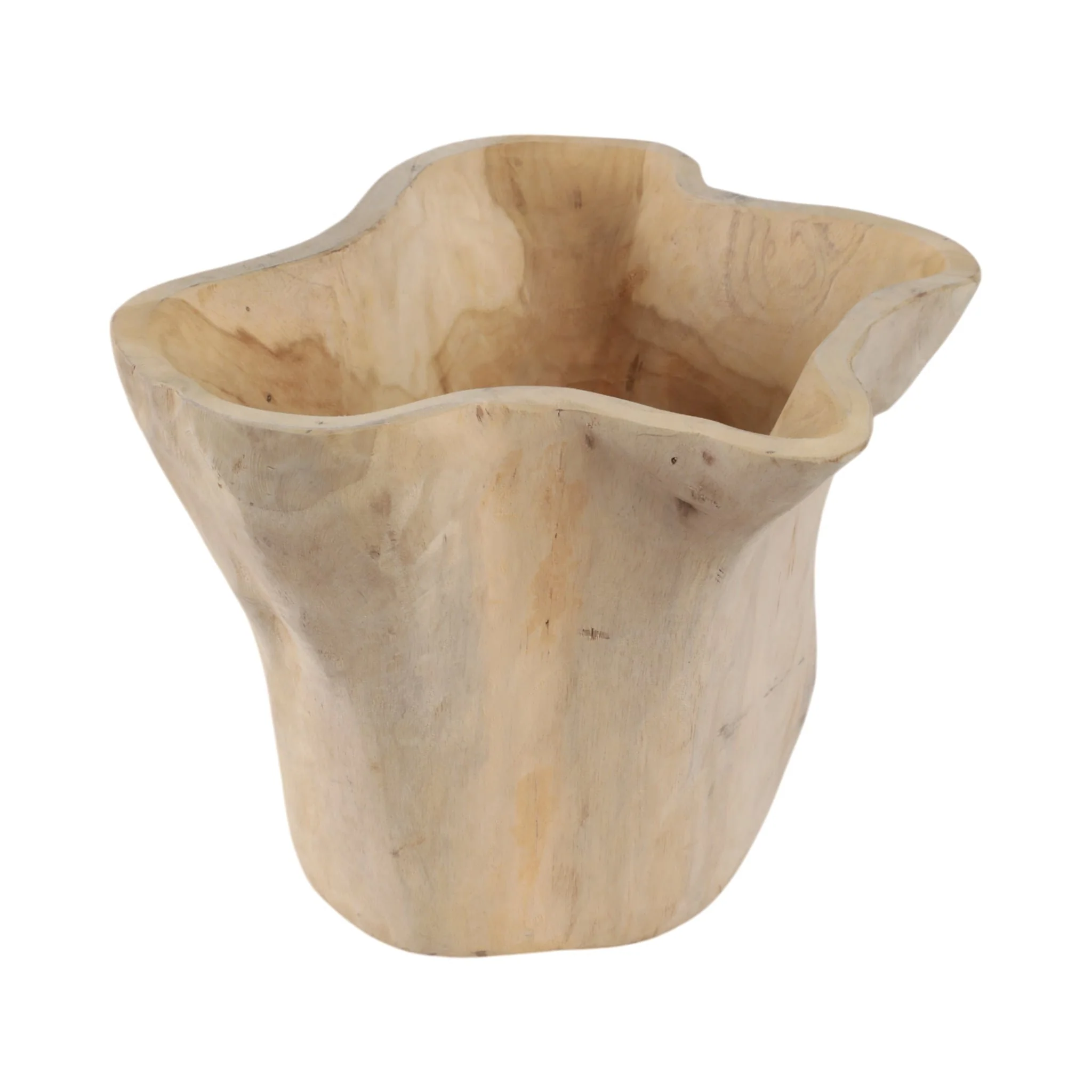 13" Teak Root Bowl, Natural - Image 2