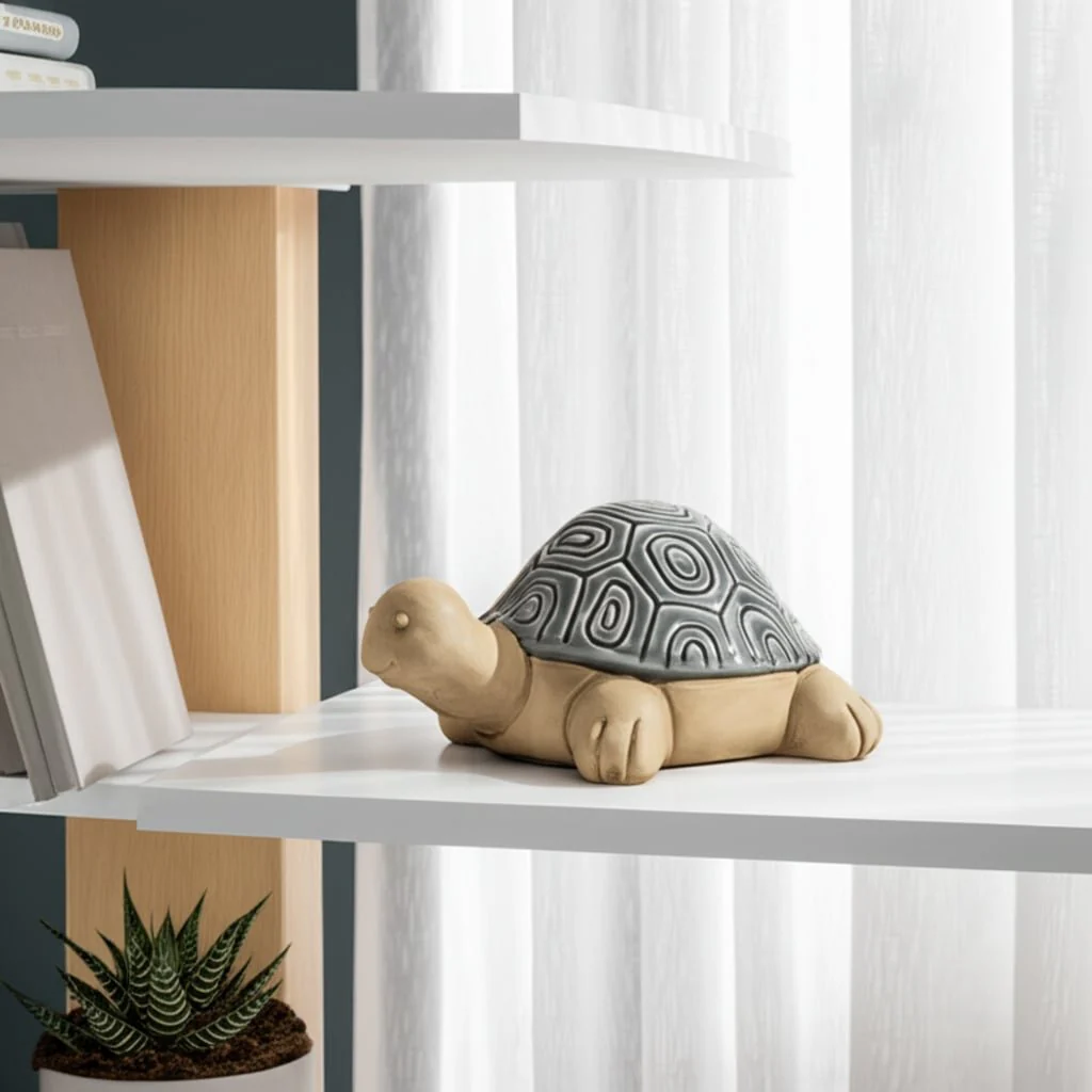 13" Tortoise Deco, Gray - Image 12