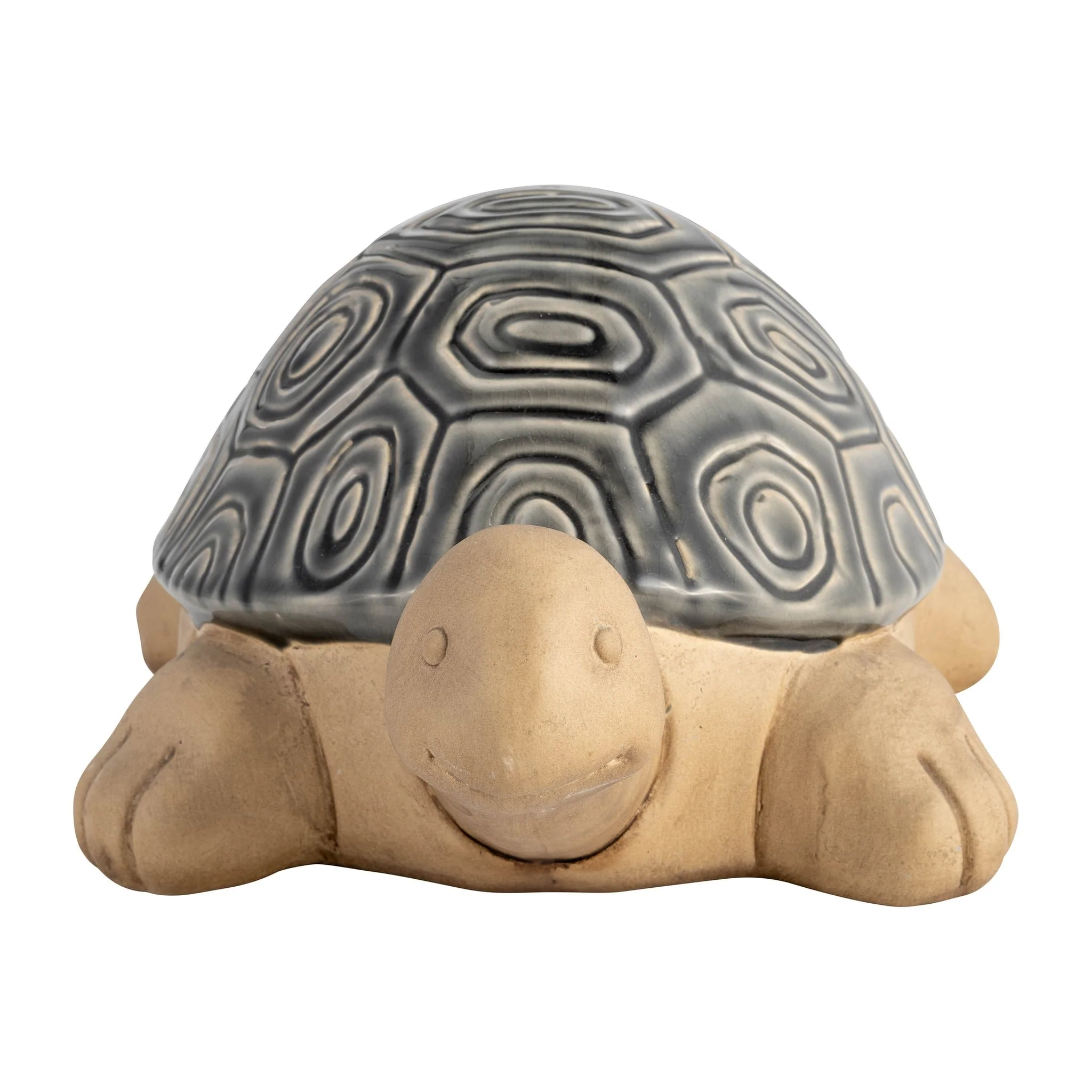 13" Tortoise Deco, Gray - Image 2