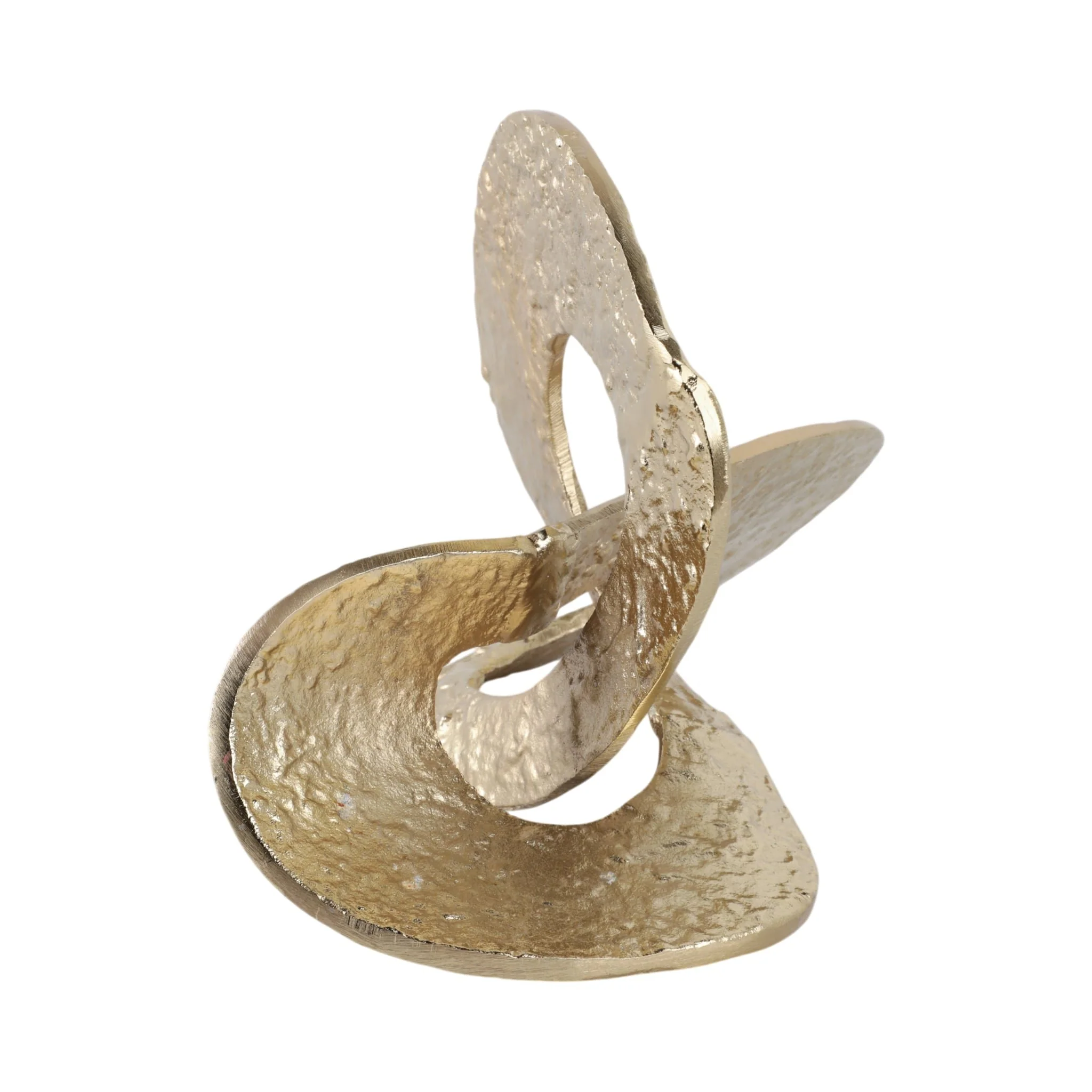 13x9" Textured Loopy Object, Gold - Image 3