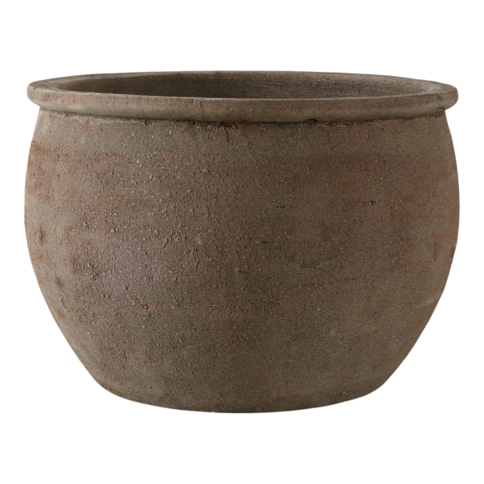 13x9" Traditional Pot Planter, Dark Brown - Image 2