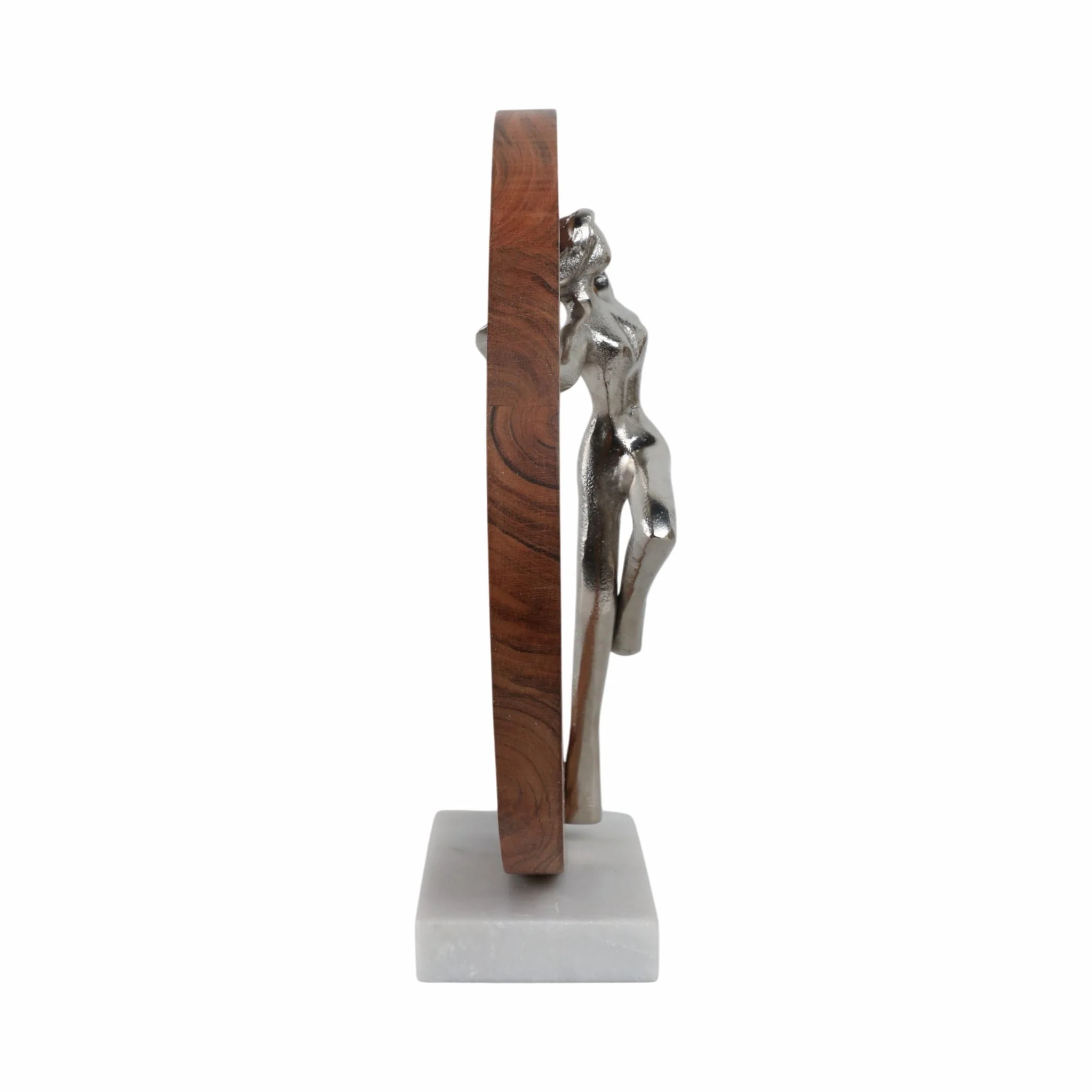 14" Metal Gymnast, Silver - Image 3