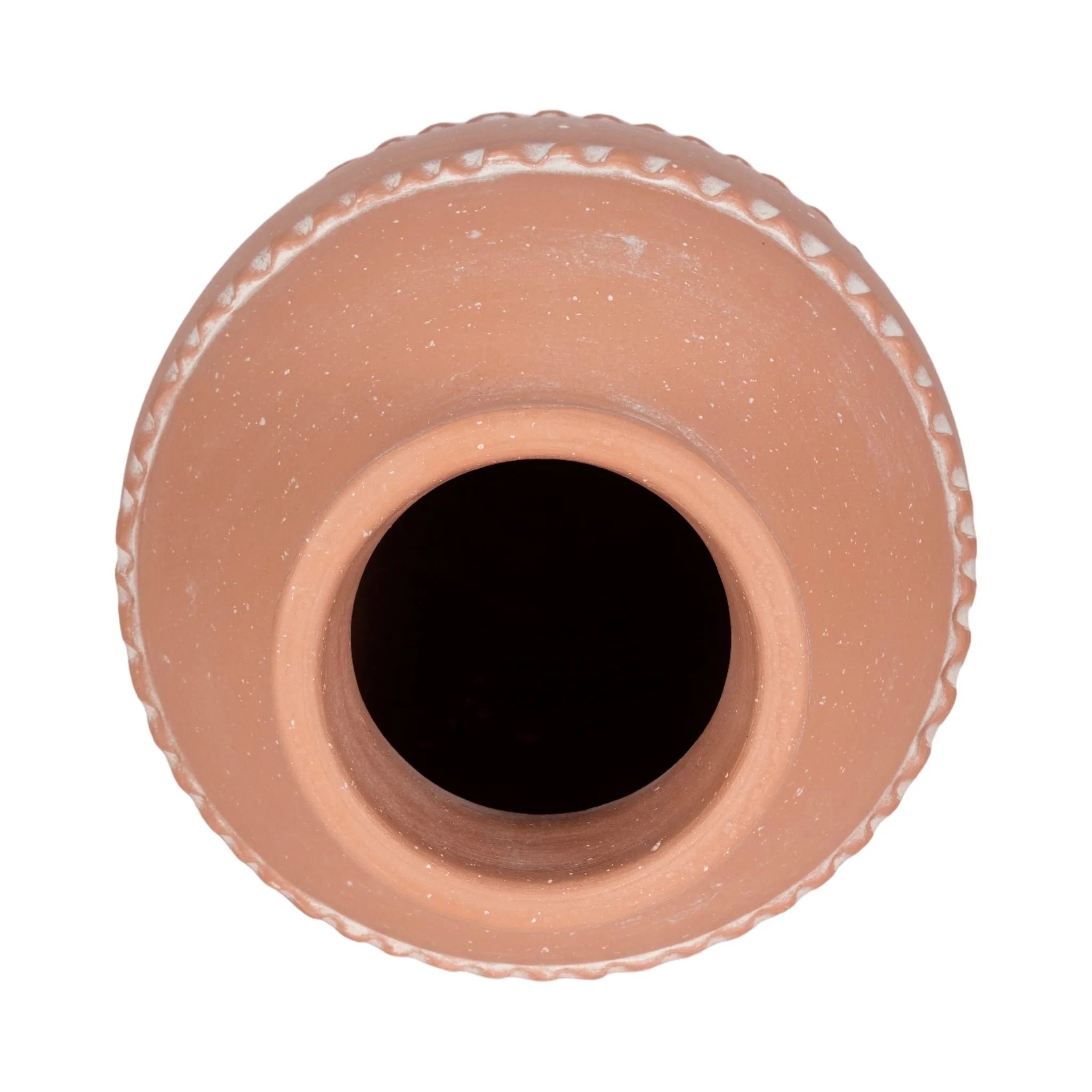 14" Traditional Terracotta Vase, Terracotta - Image 5