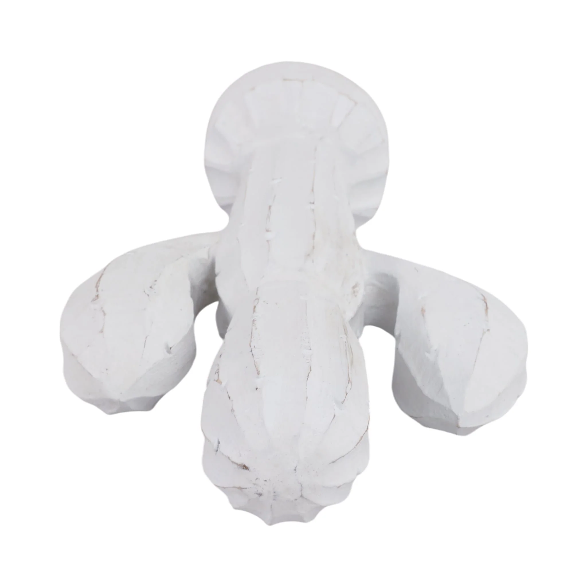 14" Wooden Cactus Decor, Wht - Image 6