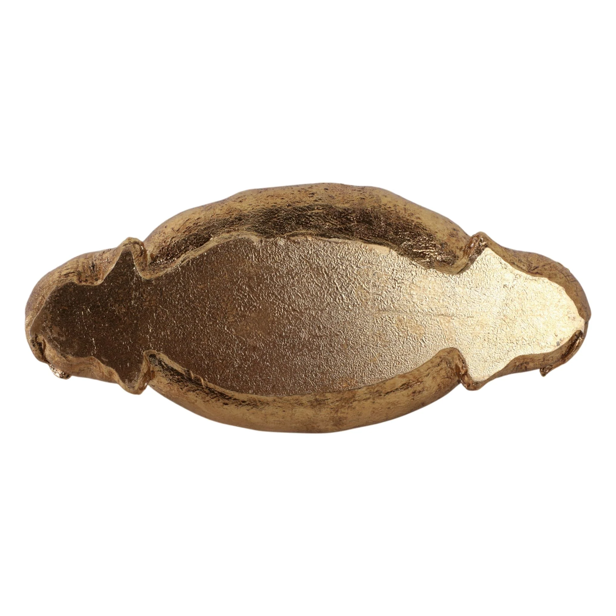 14x6" 2 Elephants Holding Bowl, Gold - Image 7