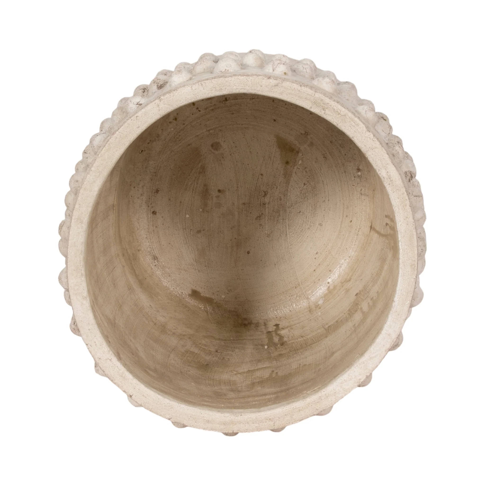 15" Half Bubble Weathered Planter, Ivor - Image 5