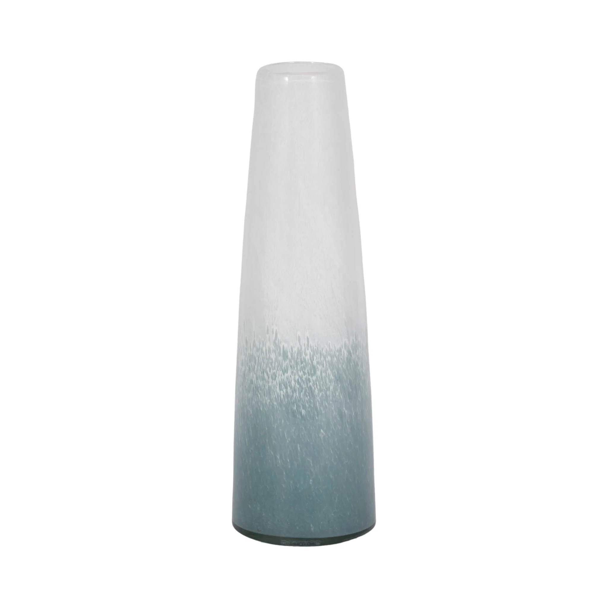 15" Light Blue Waters Vase, Blue/white - Image 3