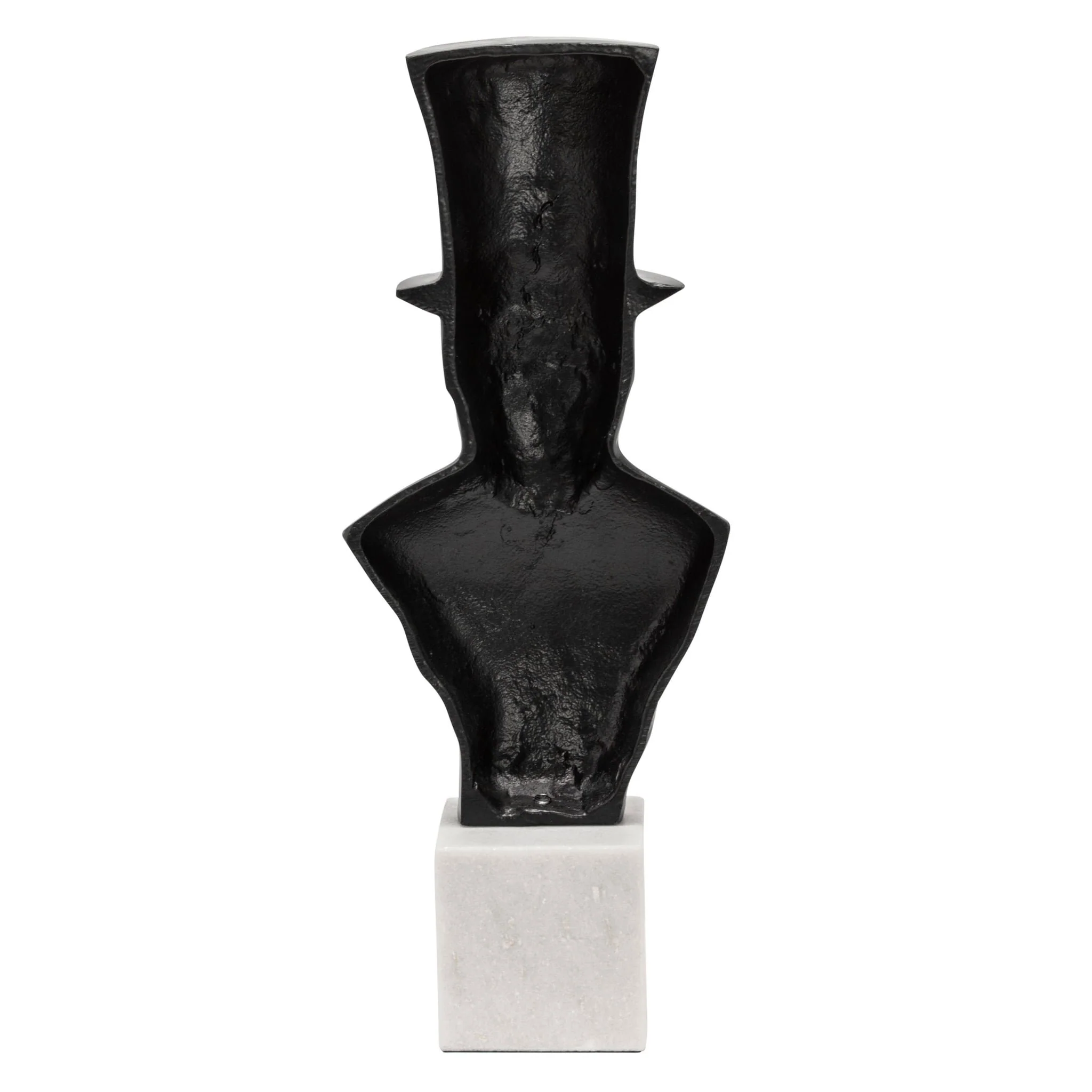 15" Man With Hat, Black - Image 3