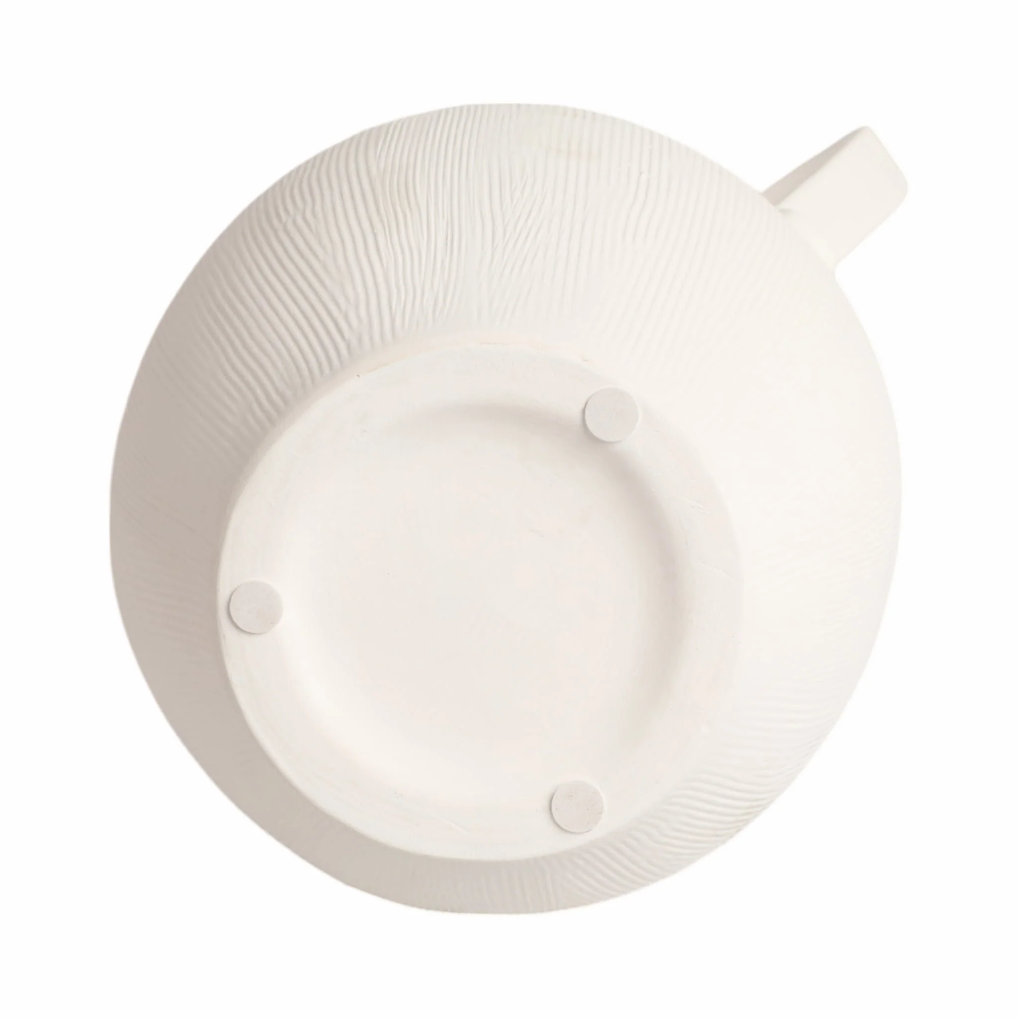 15" Weathered Jug With Handles, White - Image 7