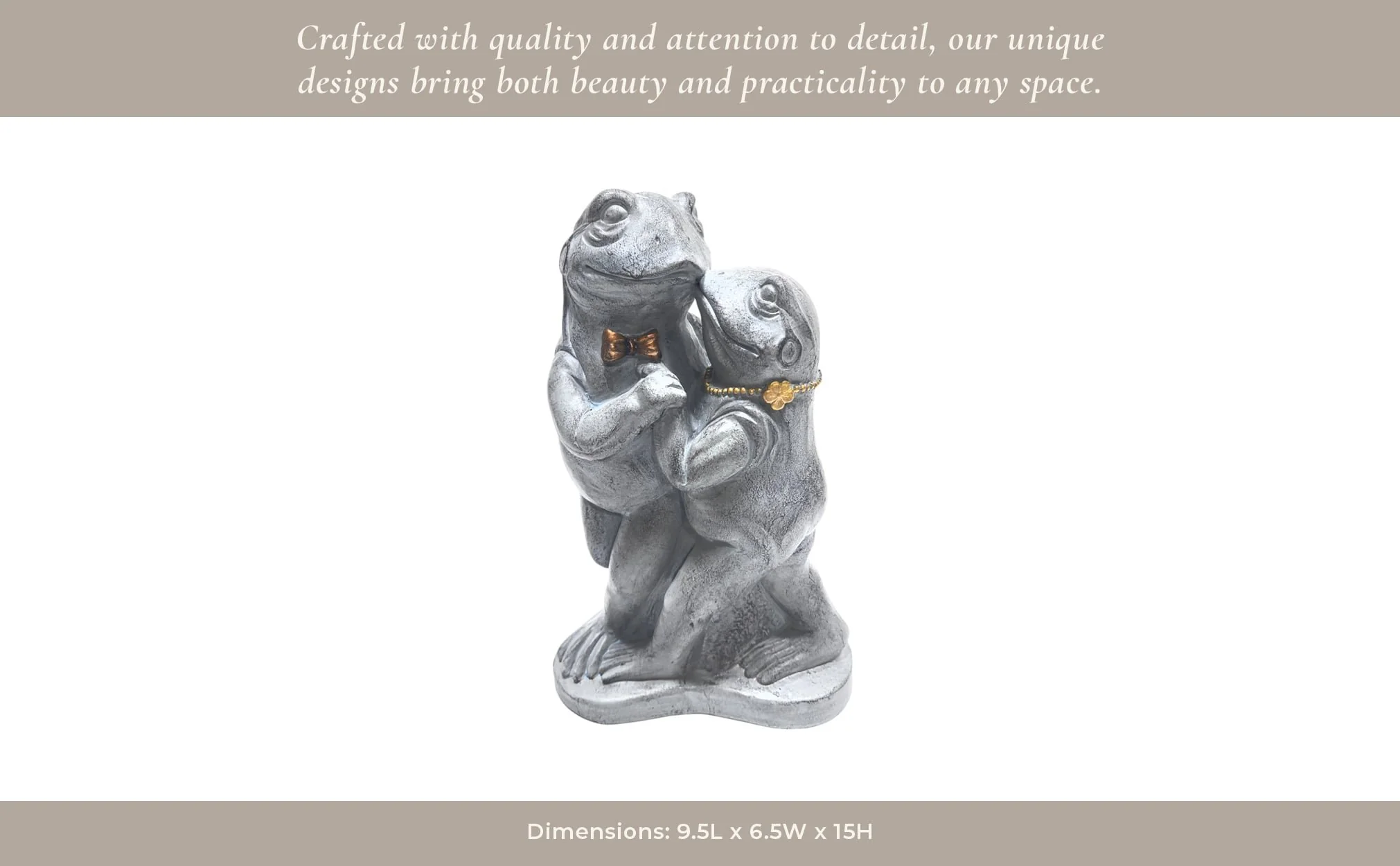 15x9" Frog Waltz, Grey - Image 11