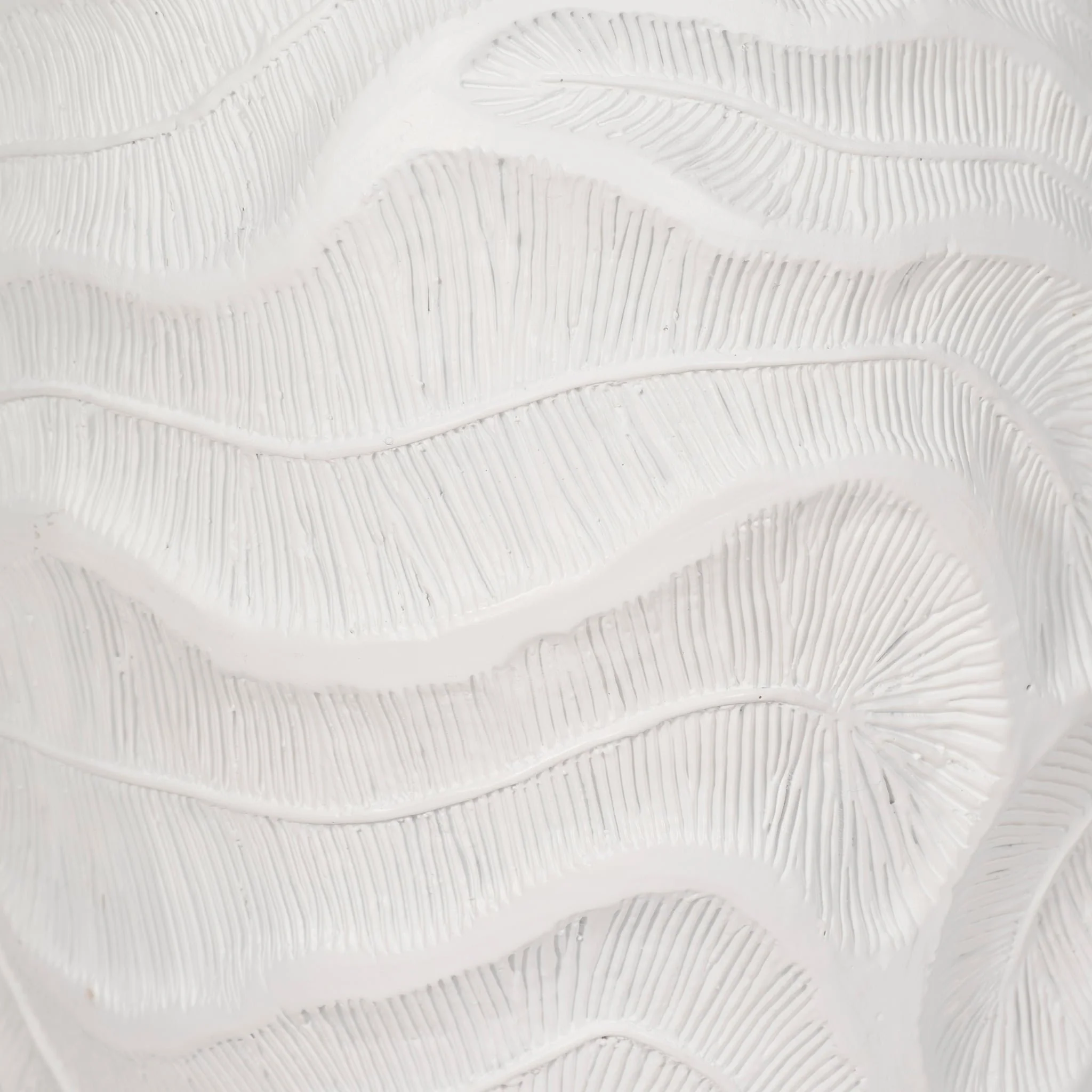 16" Coastal Coral Vase, White - Image 5
