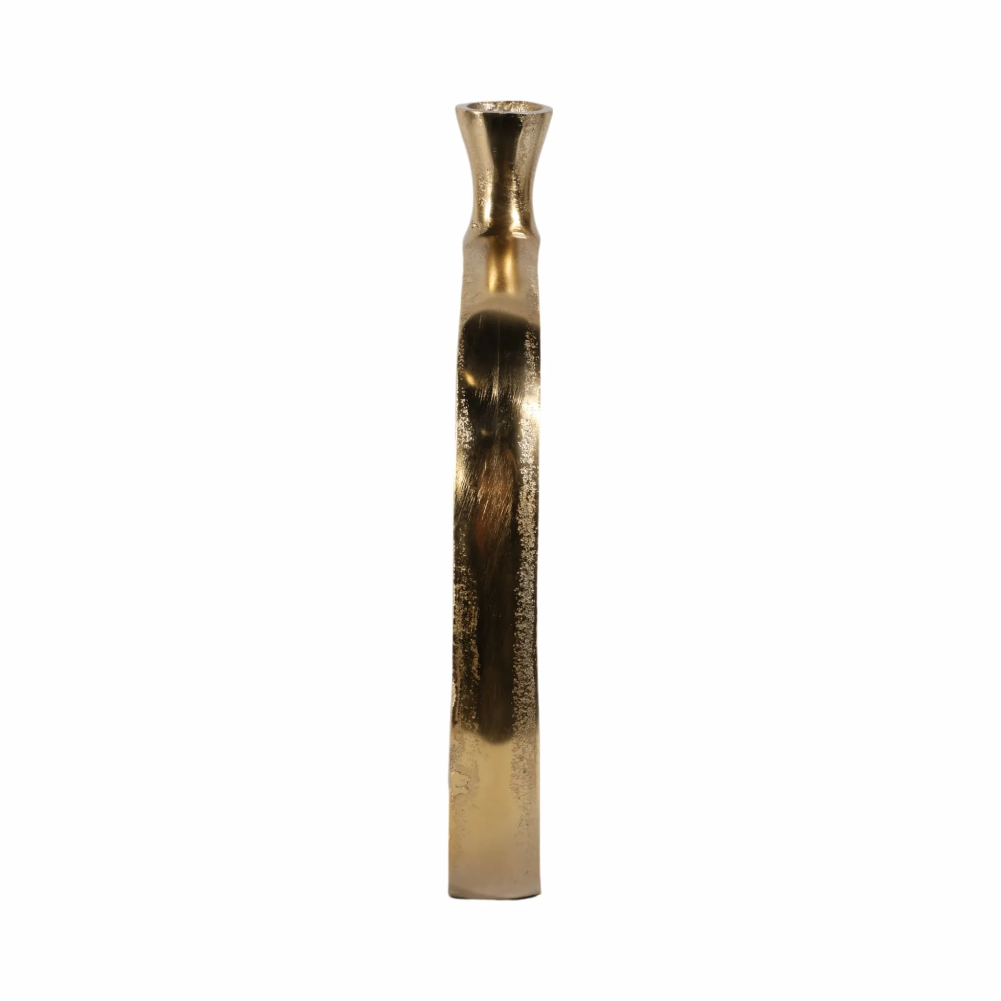 16" Short Open Cut Out Vase, Champagne - Image 4