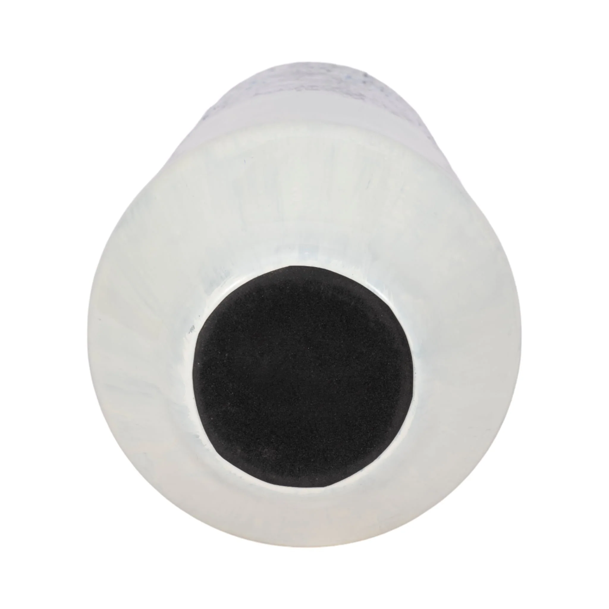 16" Tapered Bottom Vase Arctic Finish, White/blue - Image 6