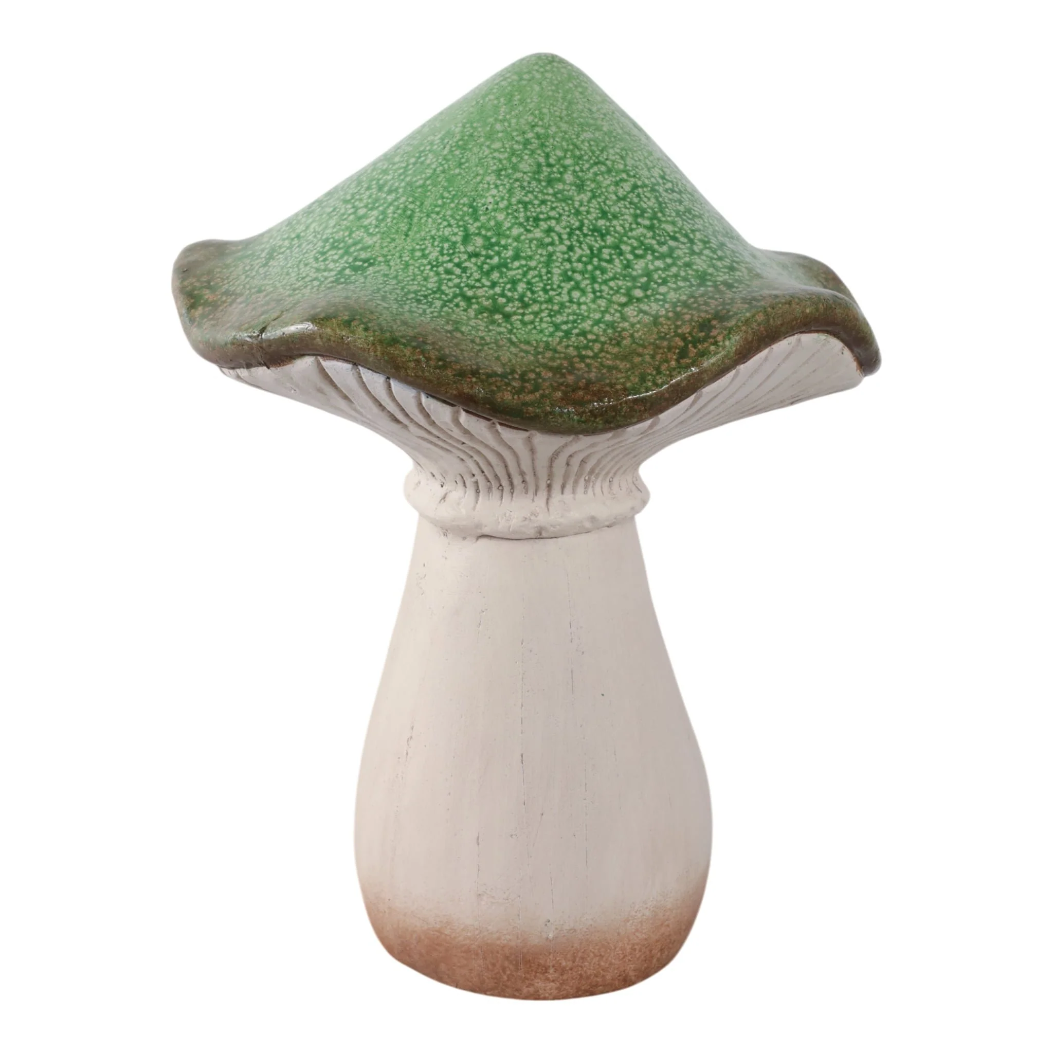 16x12" Garden Mushroom, Green/grey - Image 4