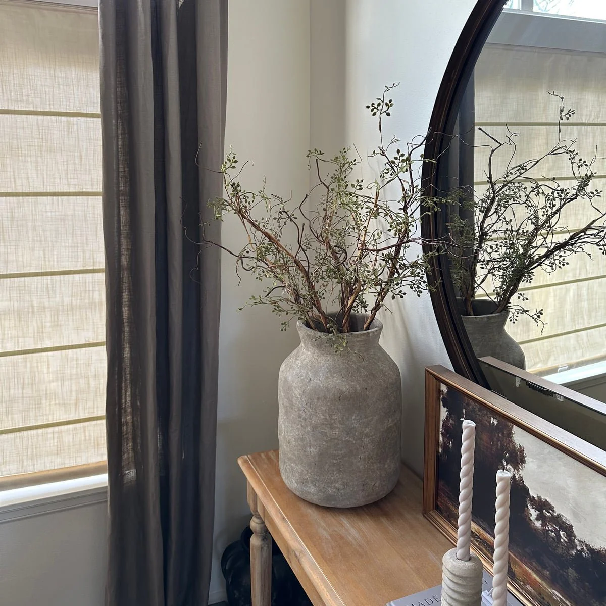 16x12" Milk Vase, Gray - Image 12
