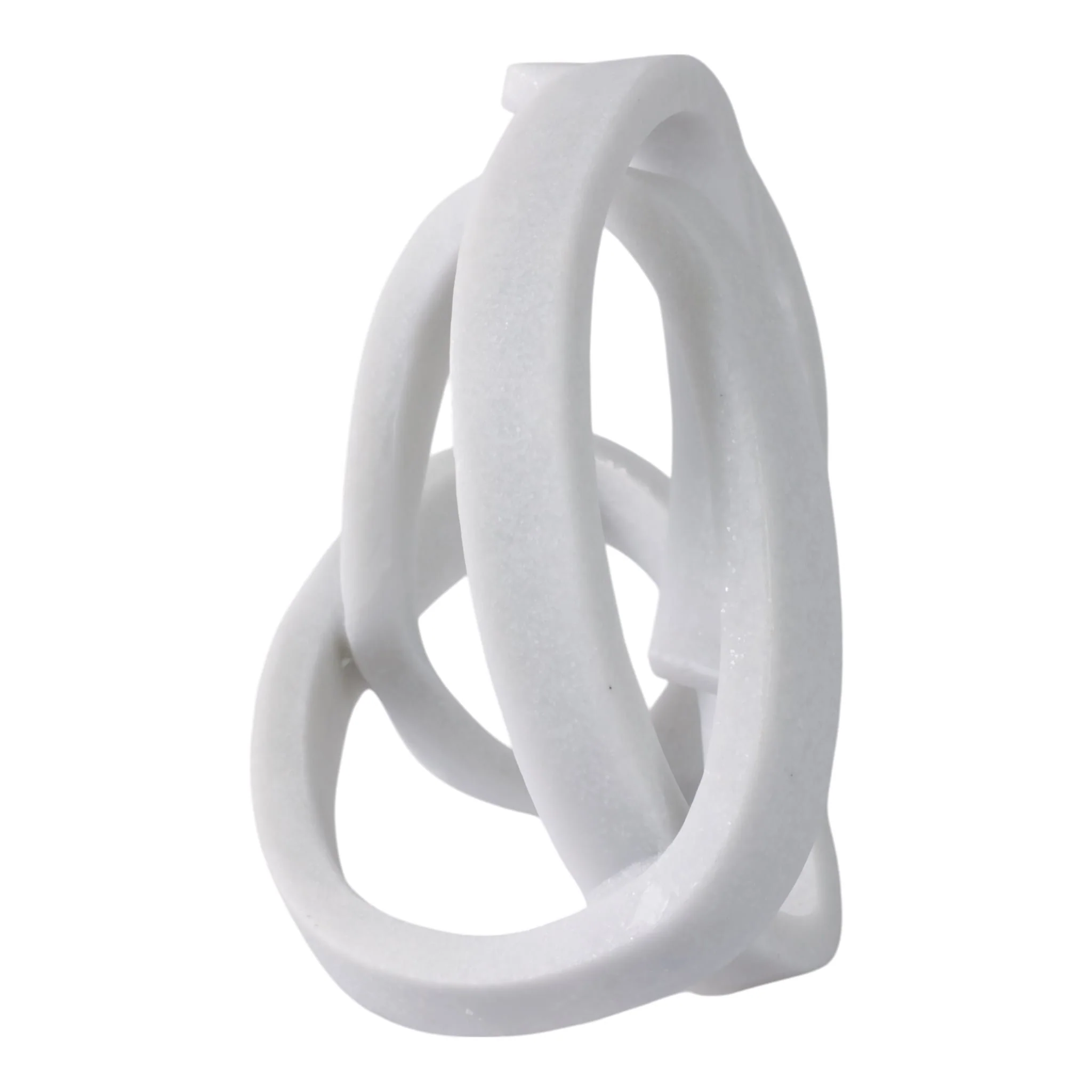 16x12" Resin Knot Object, White - Image 3