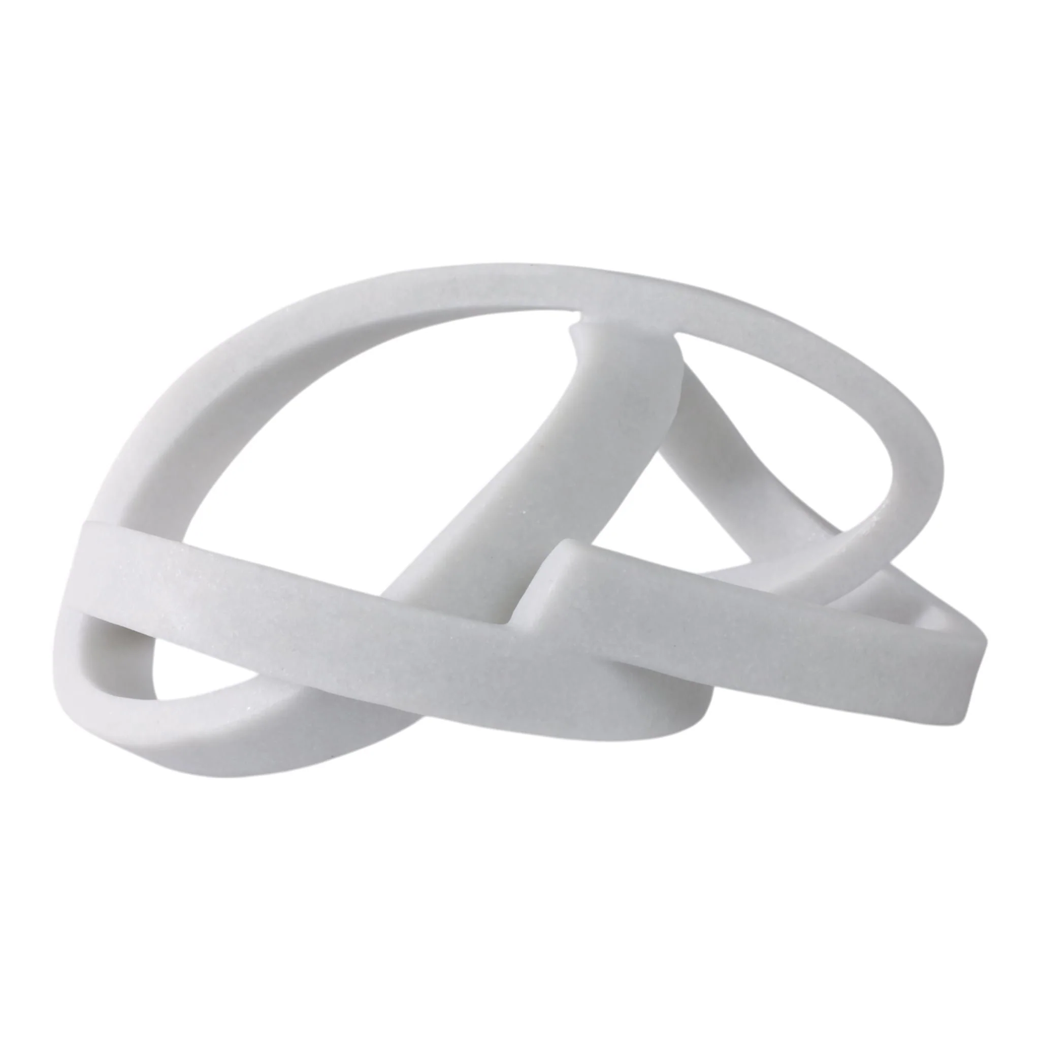 16x12" Resin Knot Object, White - Image 6