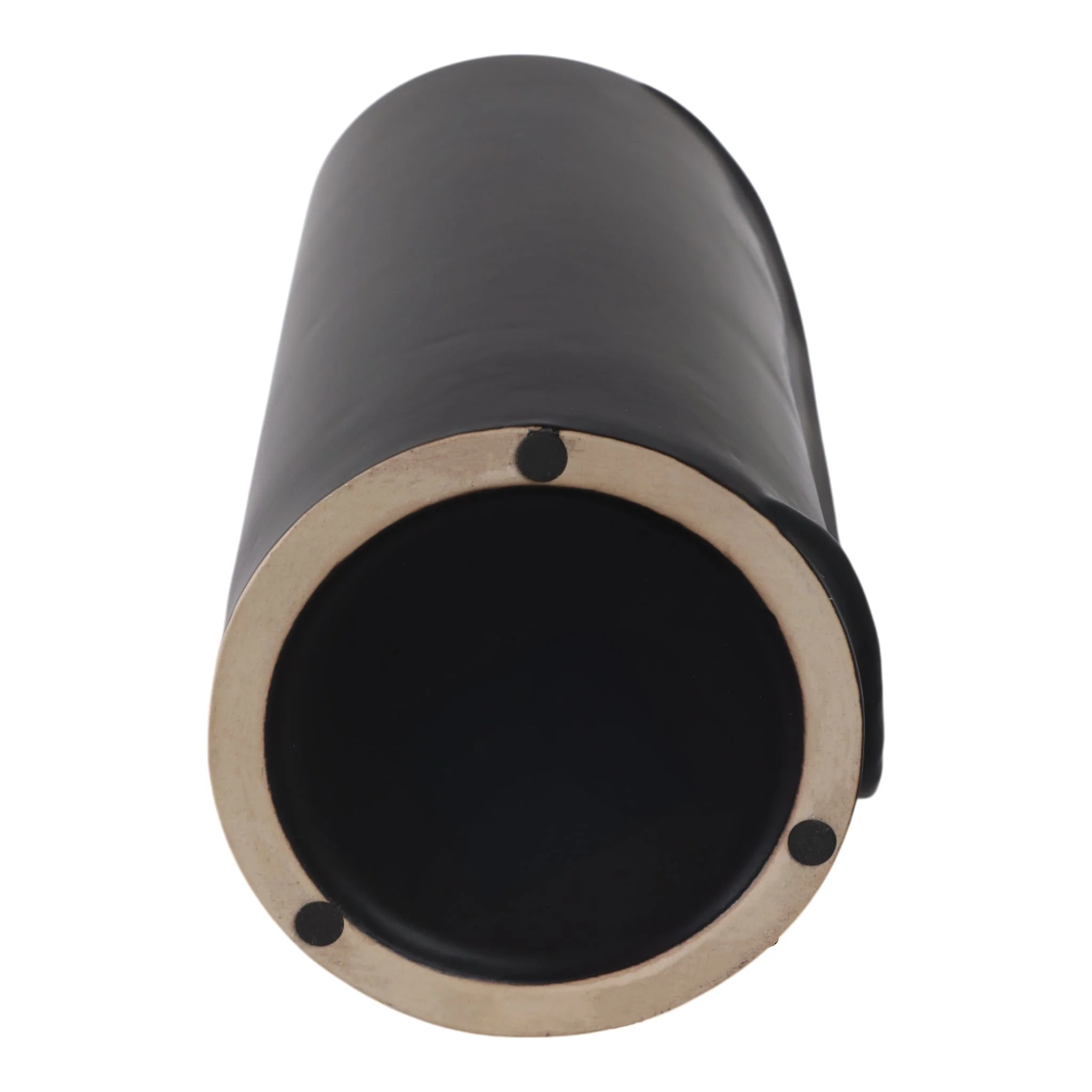 16x7" Wrap Around Vase, Black - Image 7