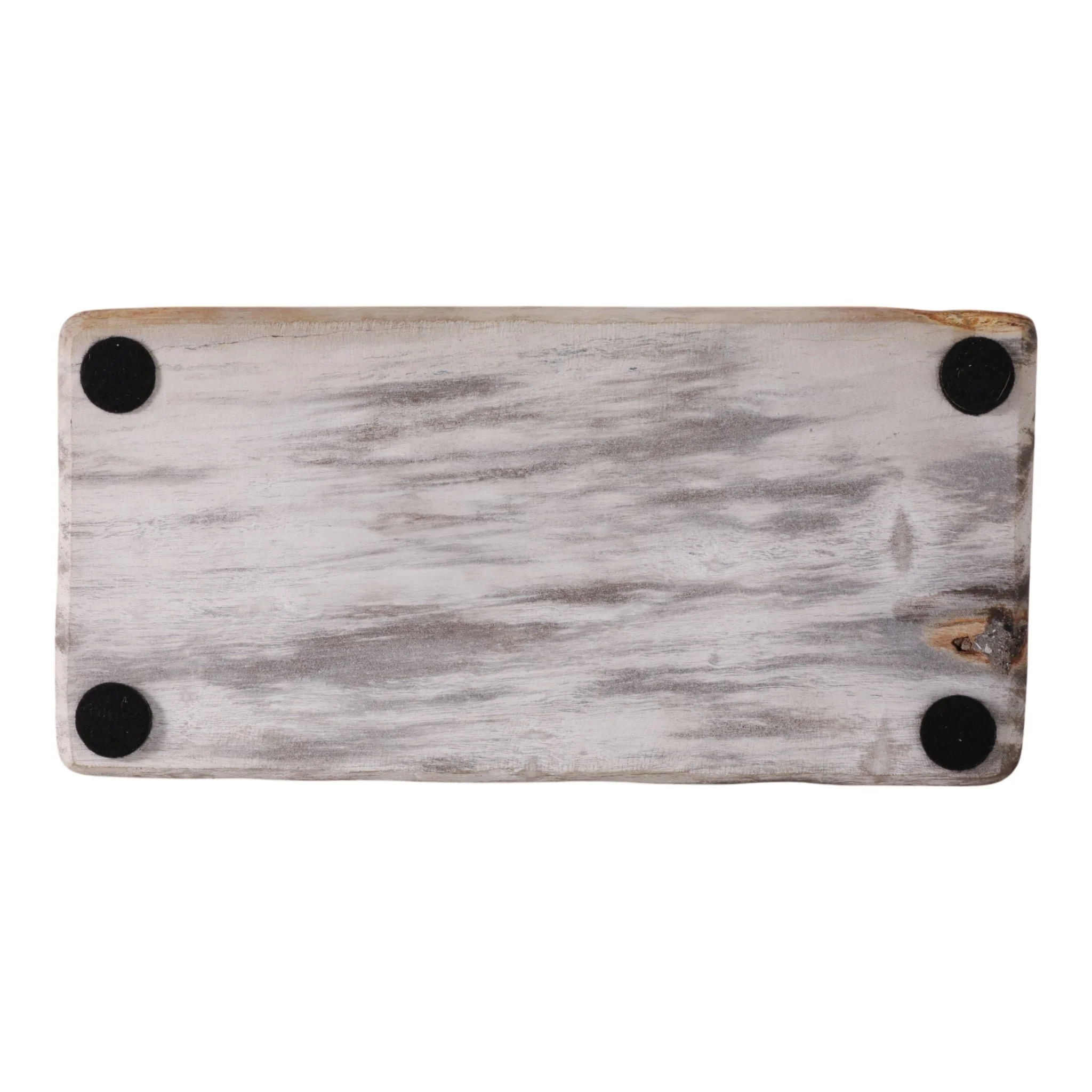 16x8" Petrified Wood Tray, Ivory - Image 8