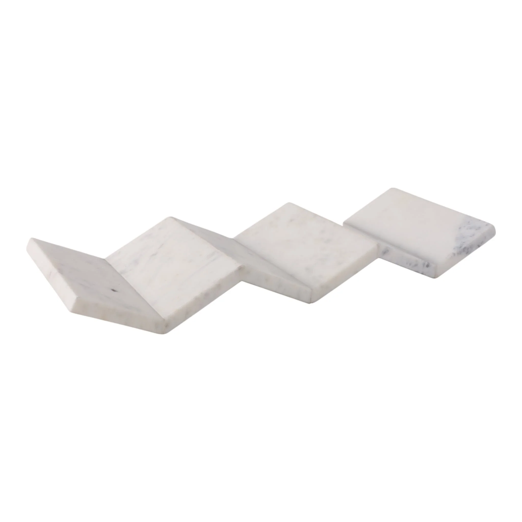 17" 3 Wine Bottle Holder, White - Image 2