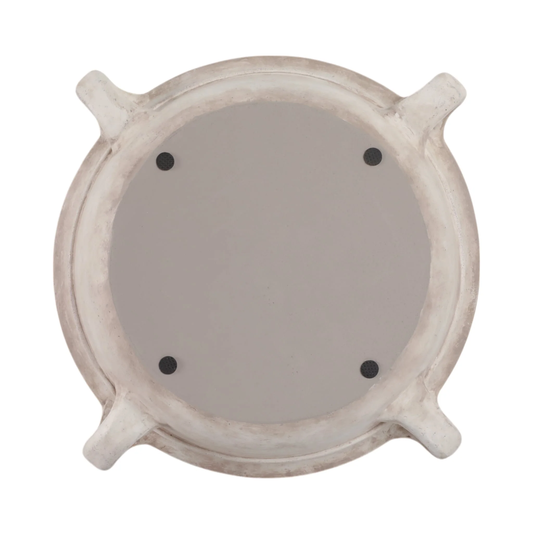 18" Bowl With Handles, Antique White - Image 7