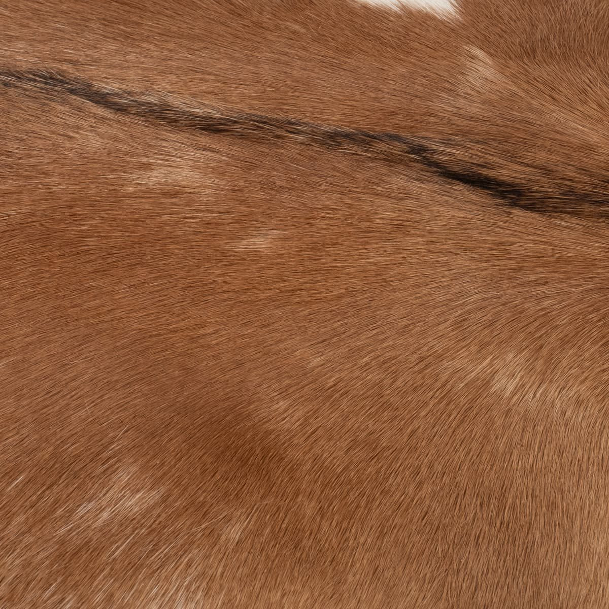 18" Cowhide Ottoman, Multi - Image 6