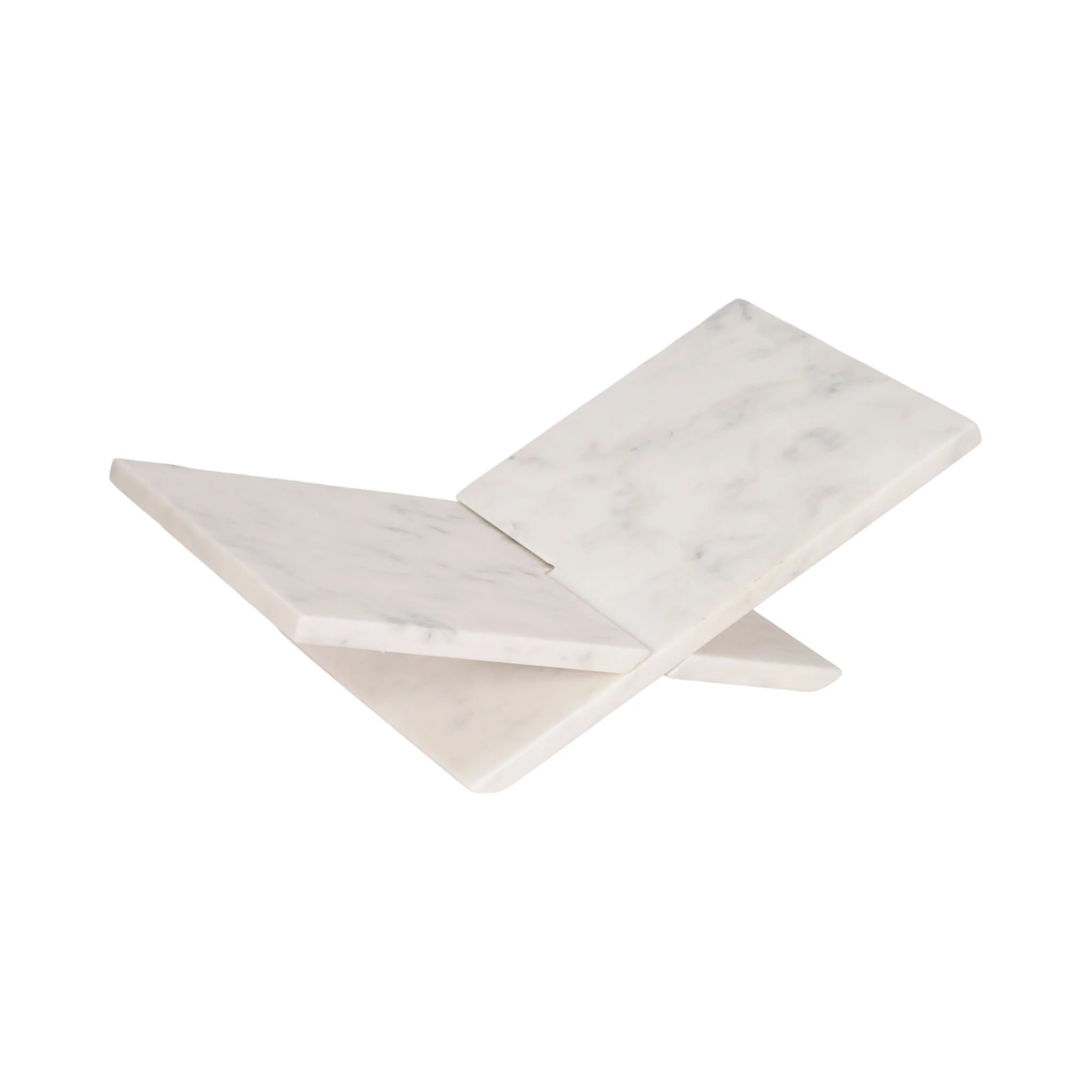 18" Marble Bookstand, White, Kd - Image 3