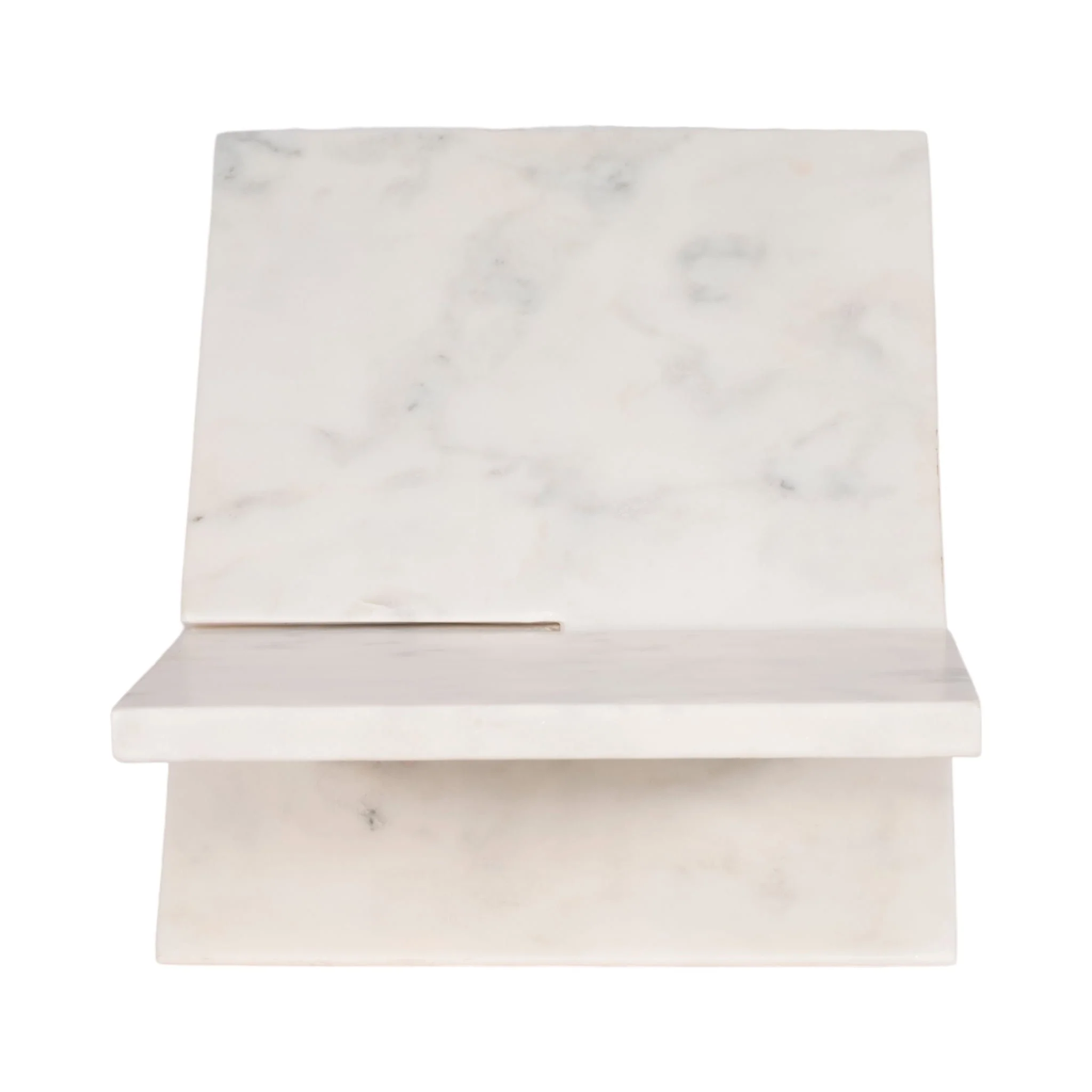 18" Marble Bookstand, White, Kd - Image 4