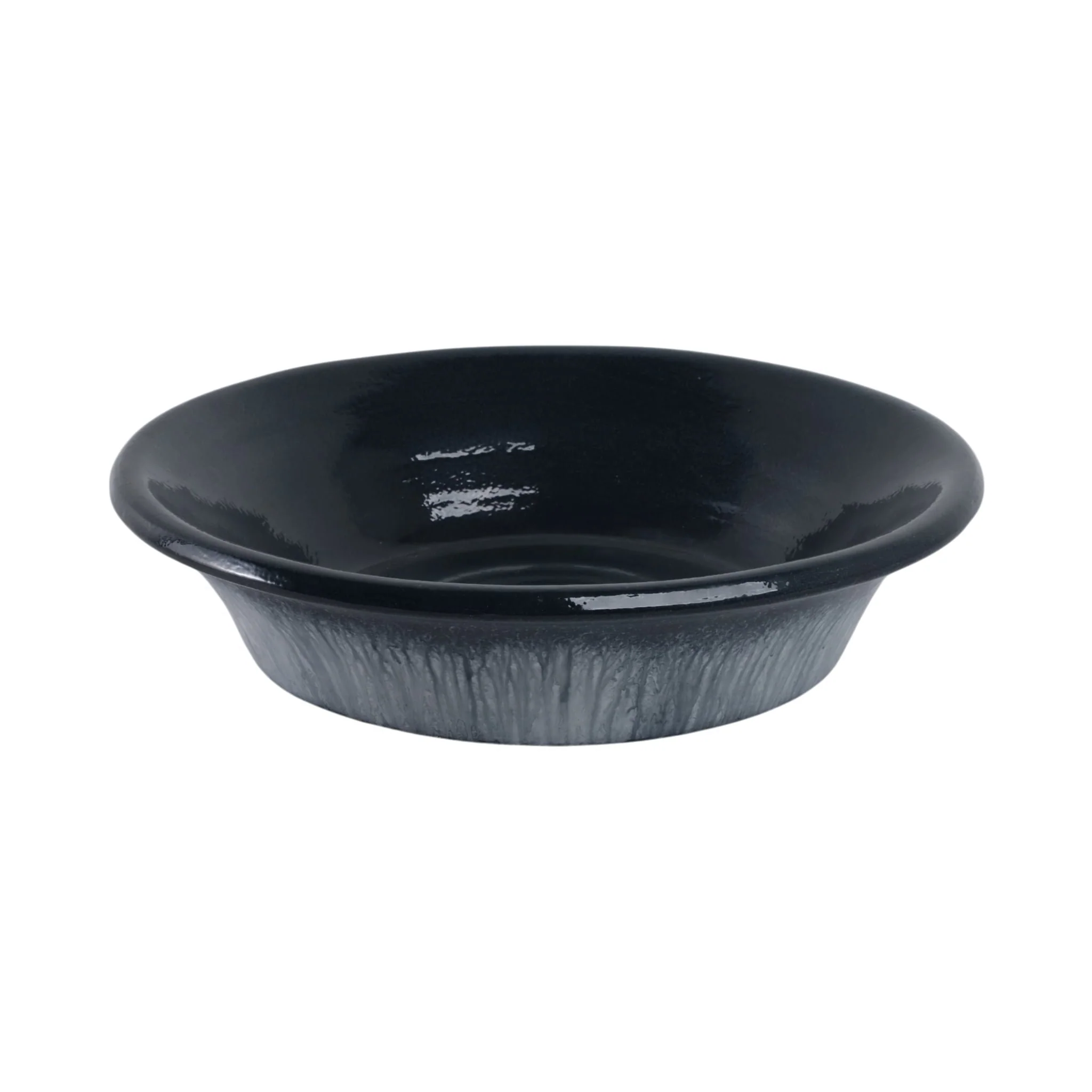18" Tapered Bowl Reactive Finish, Blue - Image 2