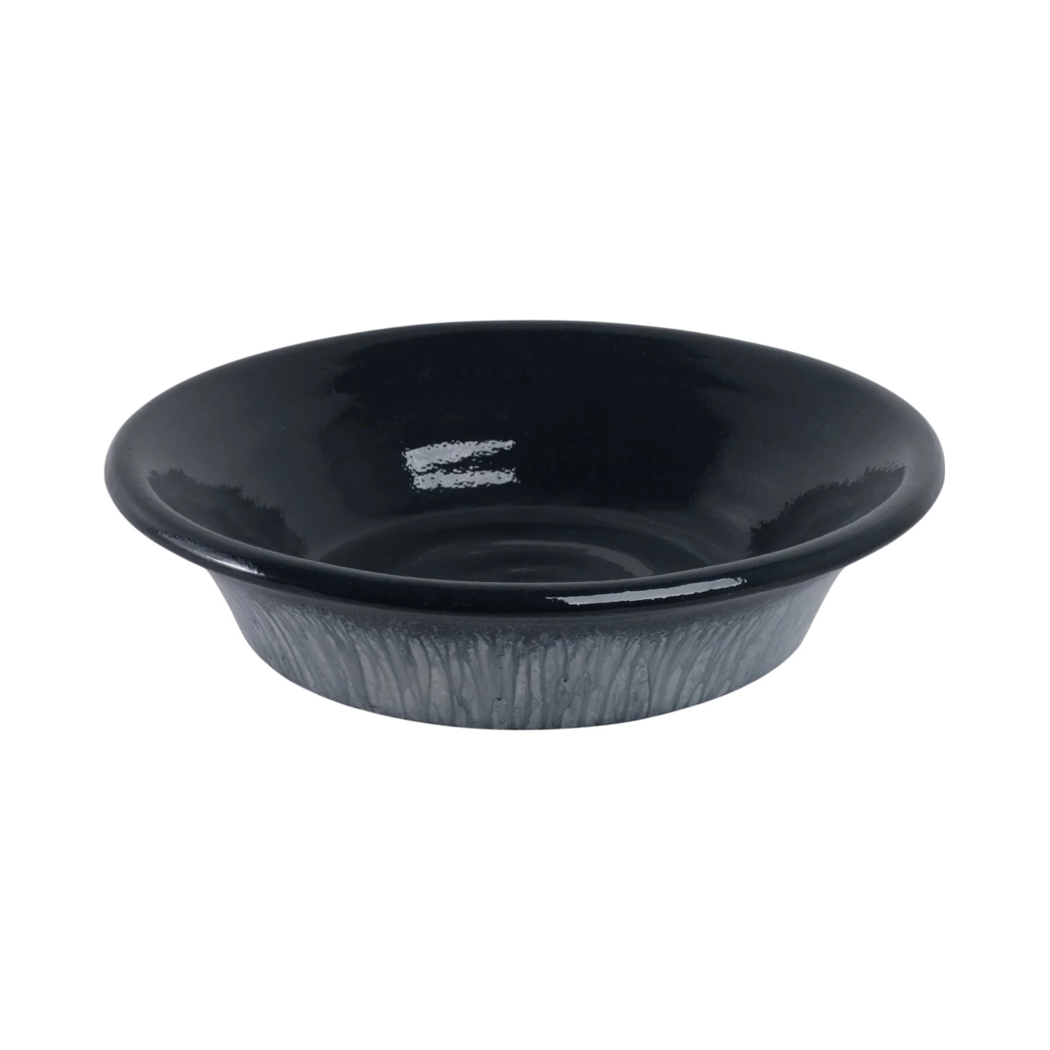 18" Tapered Bowl Reactive Finish, Blue - Image 4